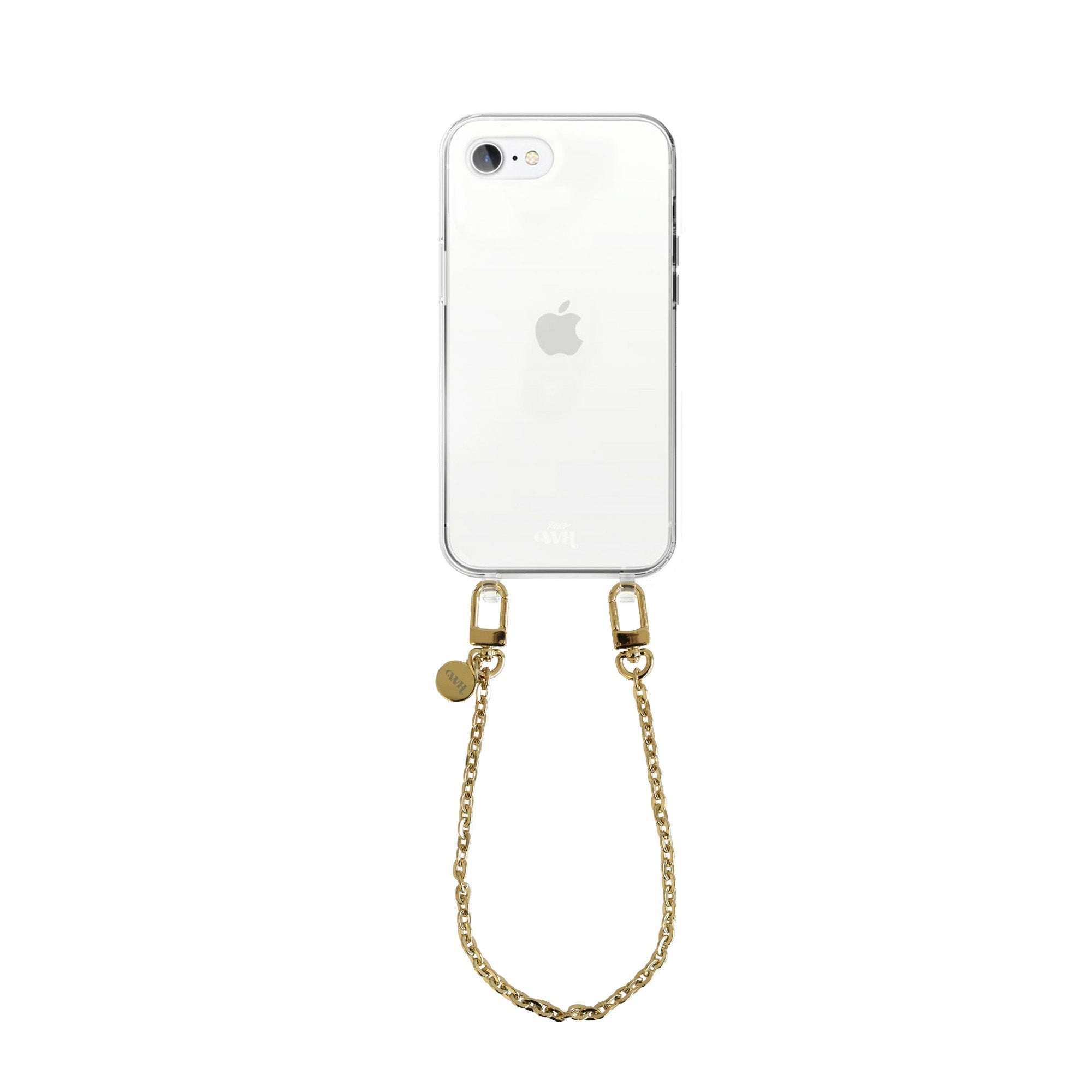 xoxo Wildhearts - iPhone 7/8/SE 2020/2022 - Dreamy Transparant Cord Case - Short Cord