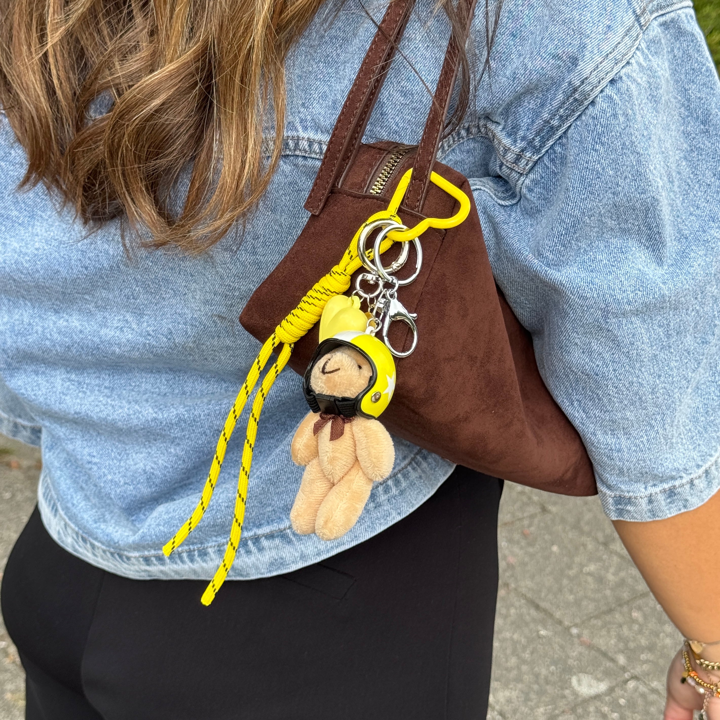 xoxo Wildhearts Bag Charm - Berry Pilot - Yellow