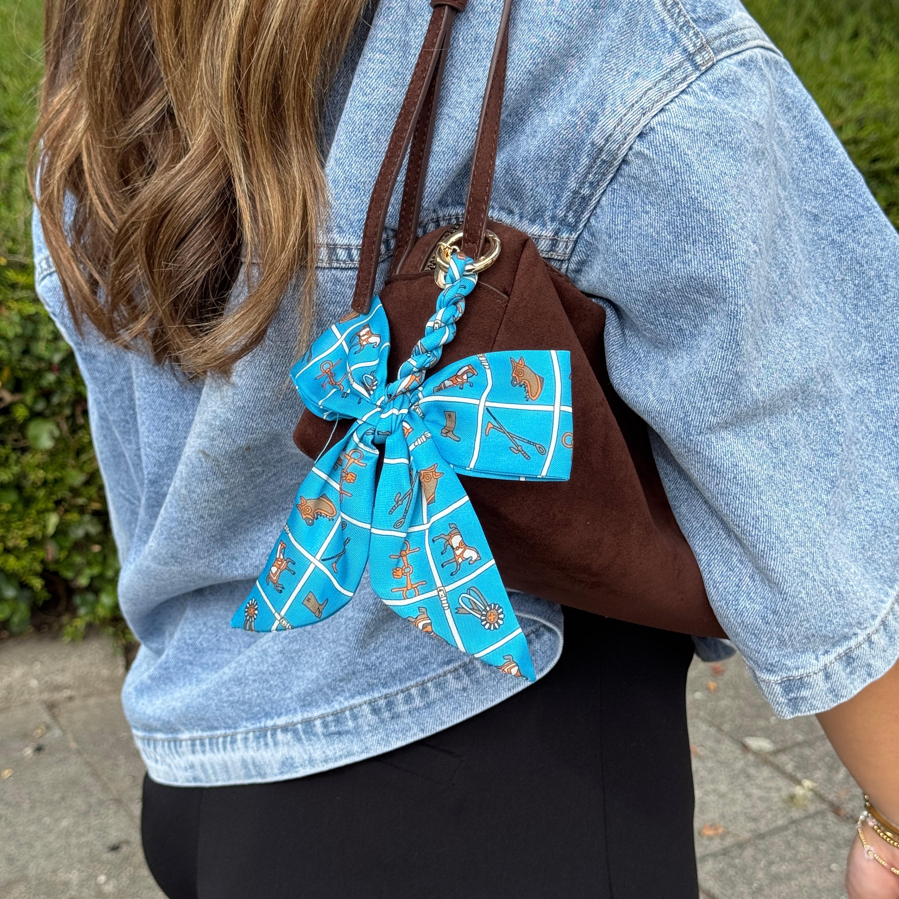 xoxo Wildhearts Bag Charm - Parisian Bow - Blue