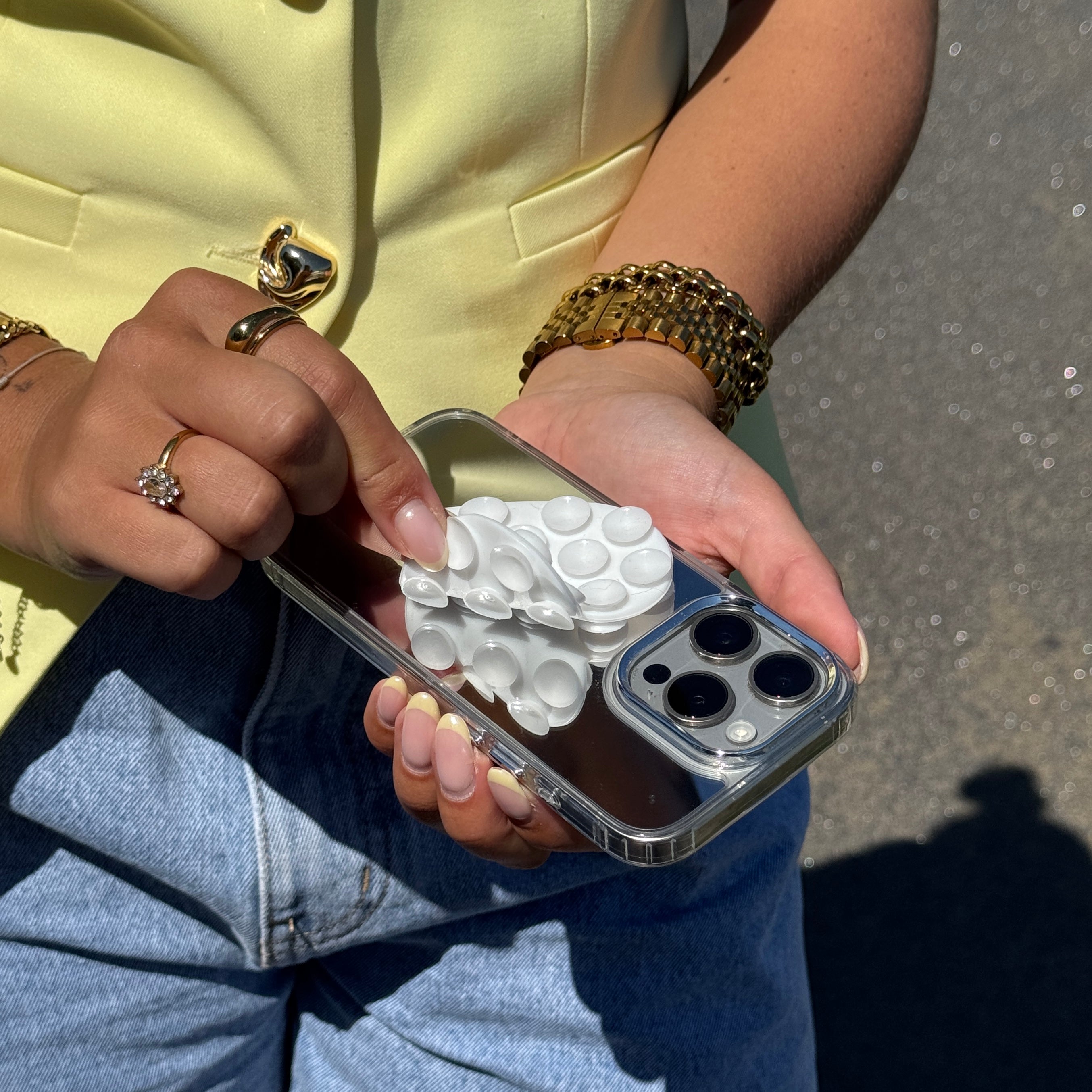 xoxo Wildhearts Stick On Me Heart (Double-sided) - White