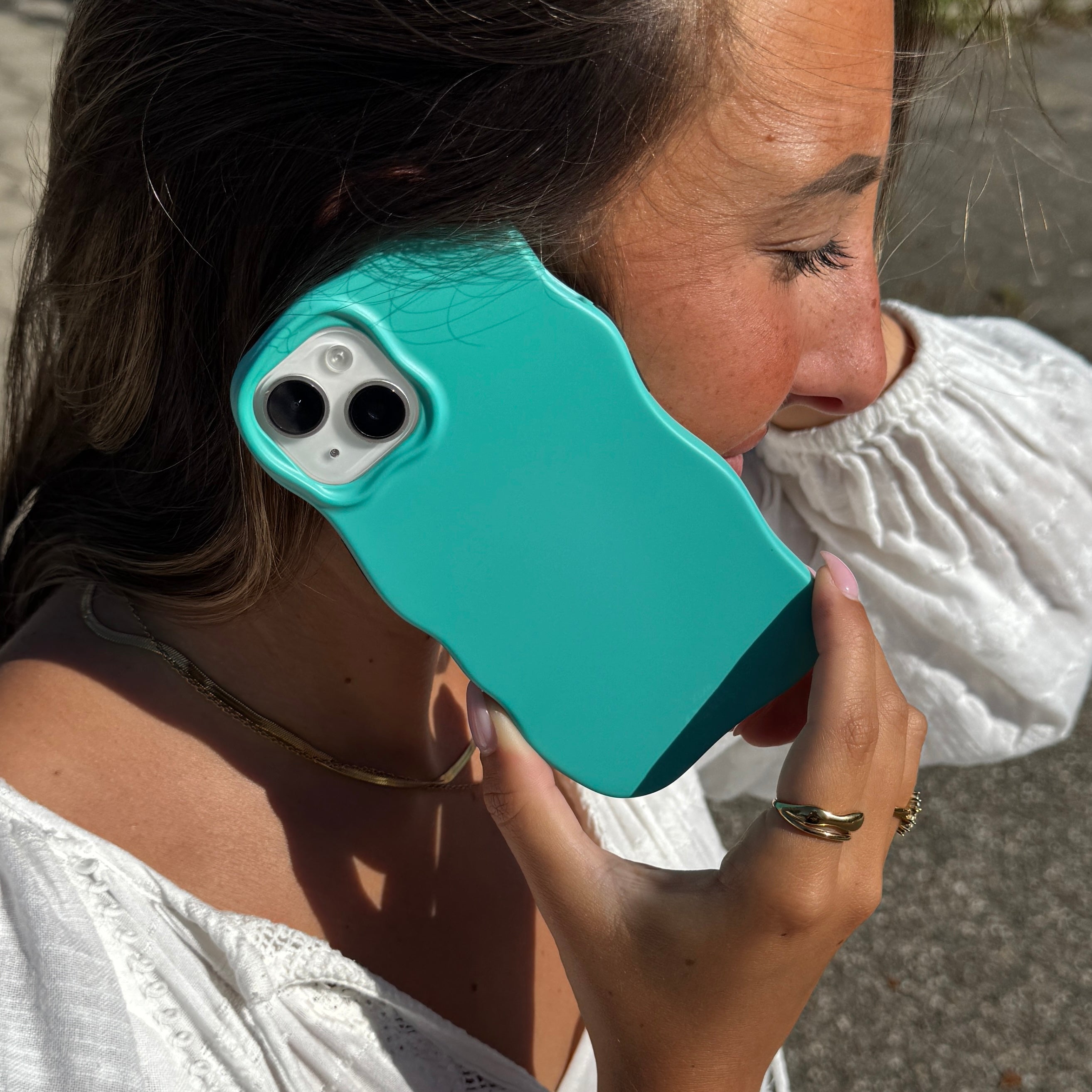 xoxo Wildhearts Wavy Case Green - iPhone 13 Pro