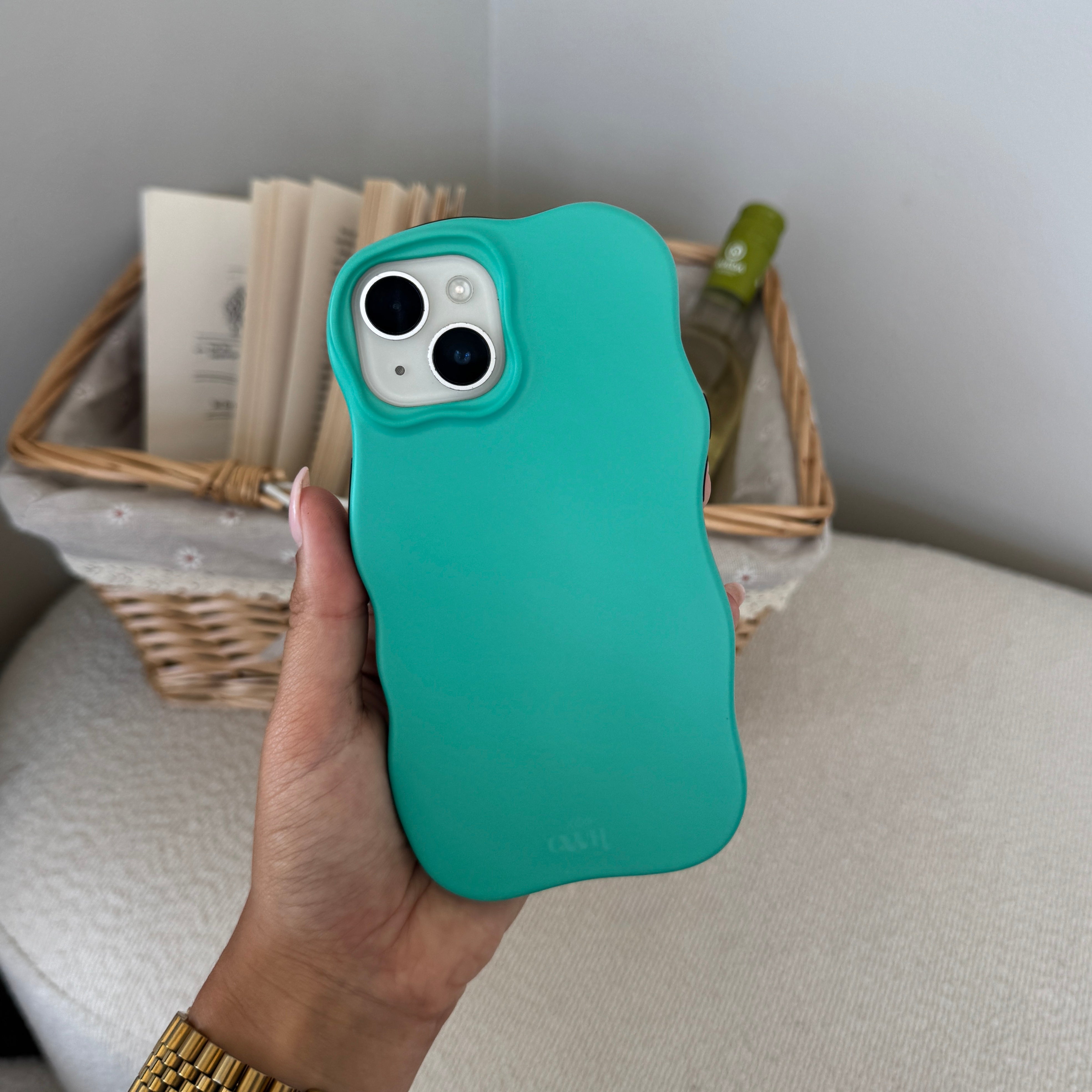 xoxo Wildhearts Wavy Case Green - iPhone 14 Pro