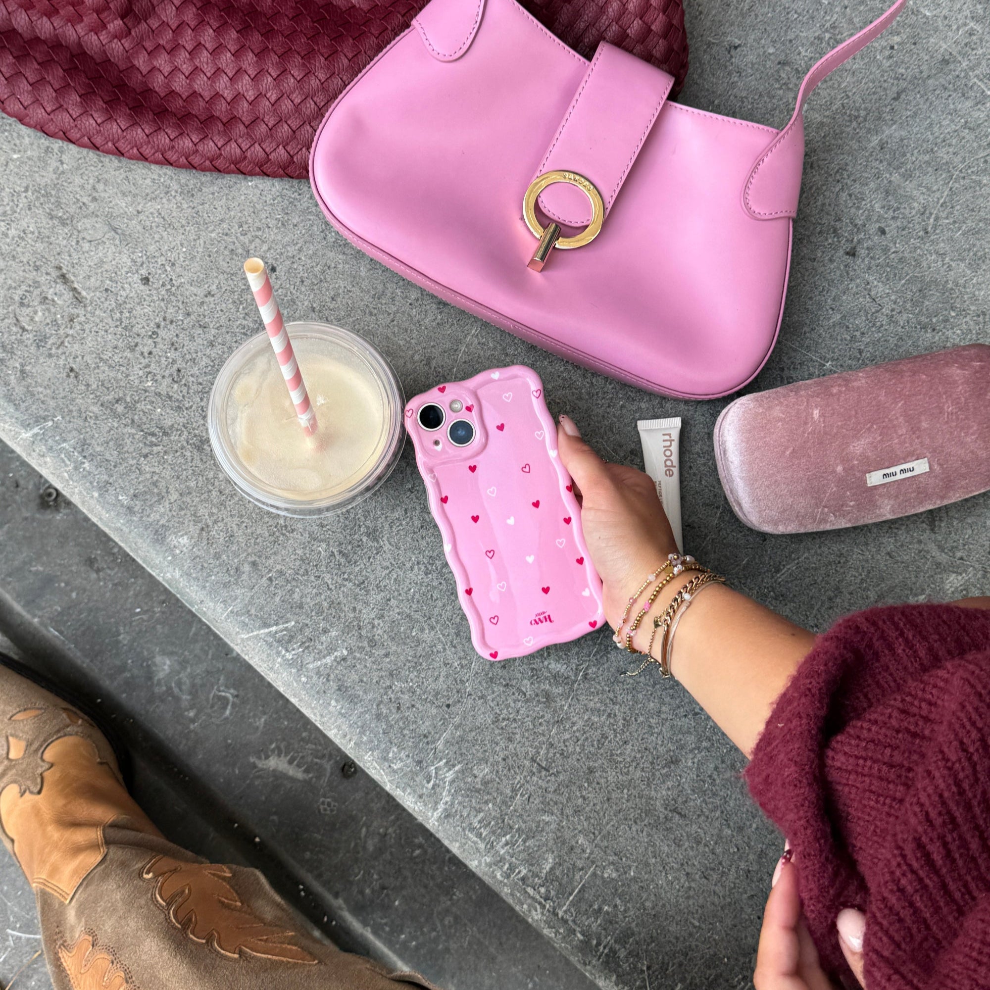 xoxo Wildhearts Glossy Wavy Case Love Notes - iPhone 13