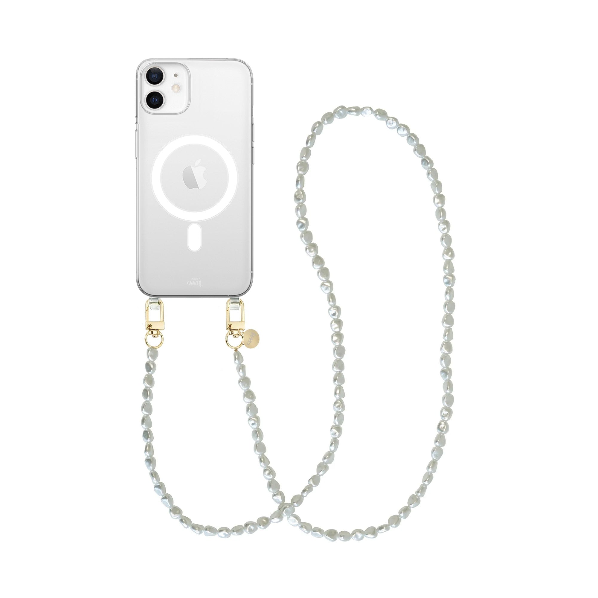 xoxo Wildhearts iPhone 12 - Pearlfection MagSafe Cord Case - Long cord
