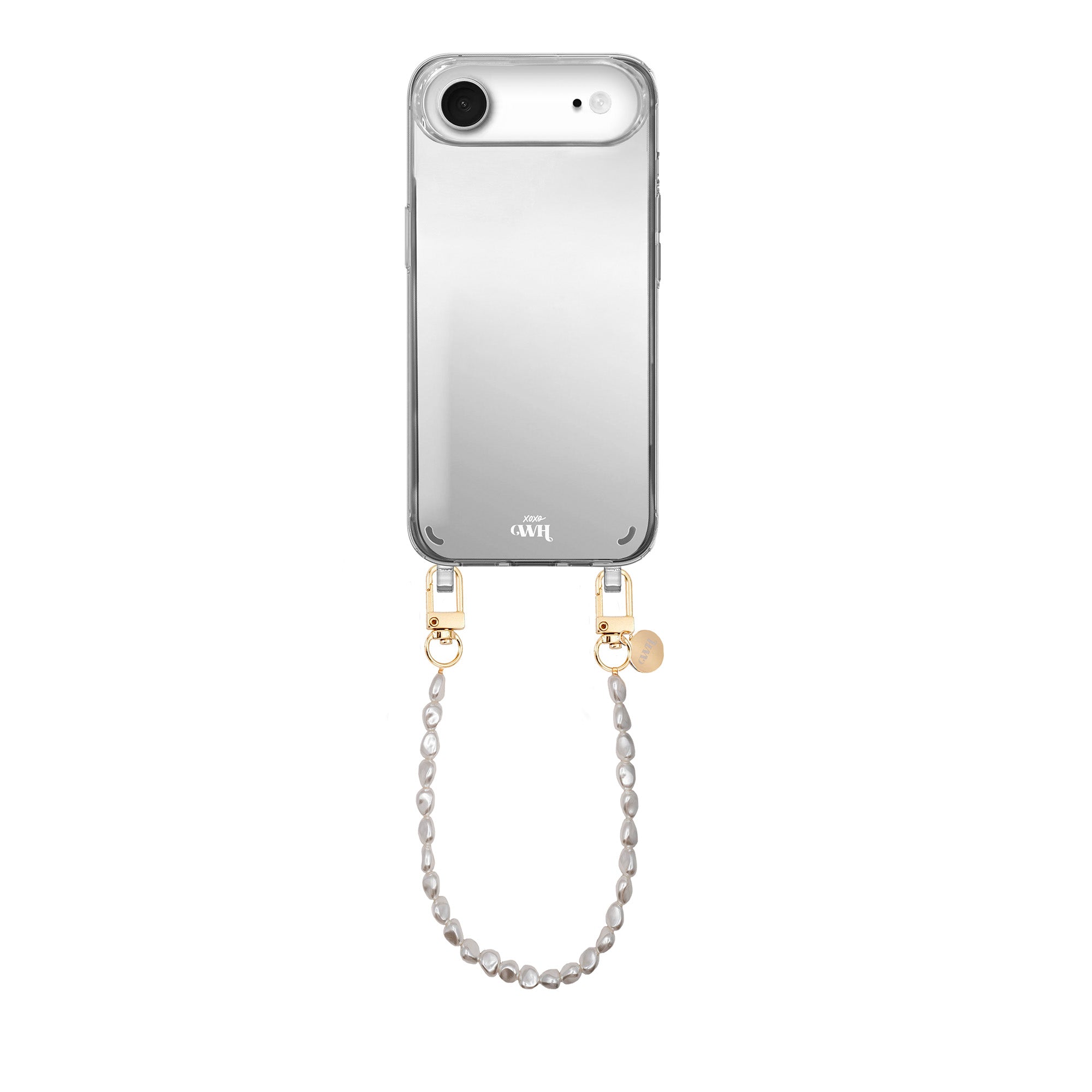 xoxo Wildhearts iPhone 17 Air - Pearlfection Mirror Cord Case - Short cord