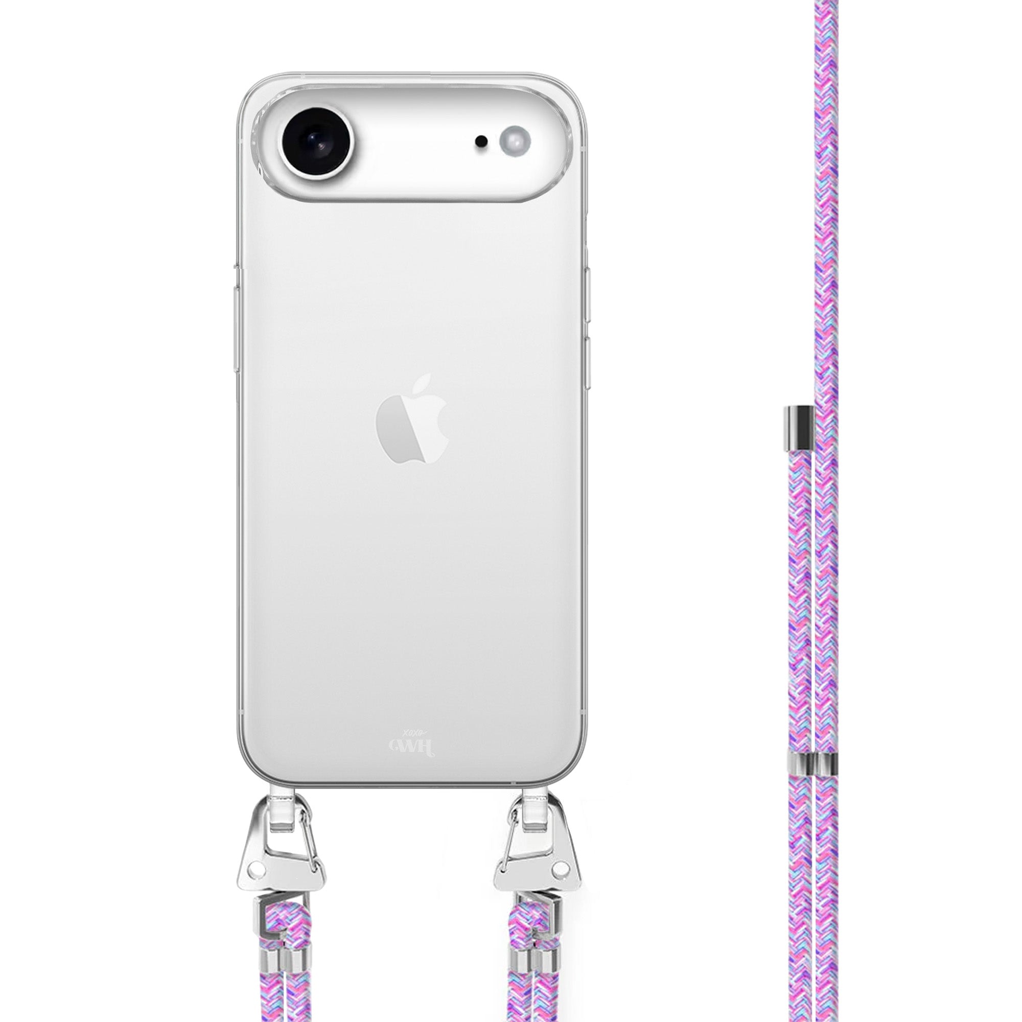 xoxo Wildhearts iPhone 17 Air - Purple Fever Transparant Cord Case