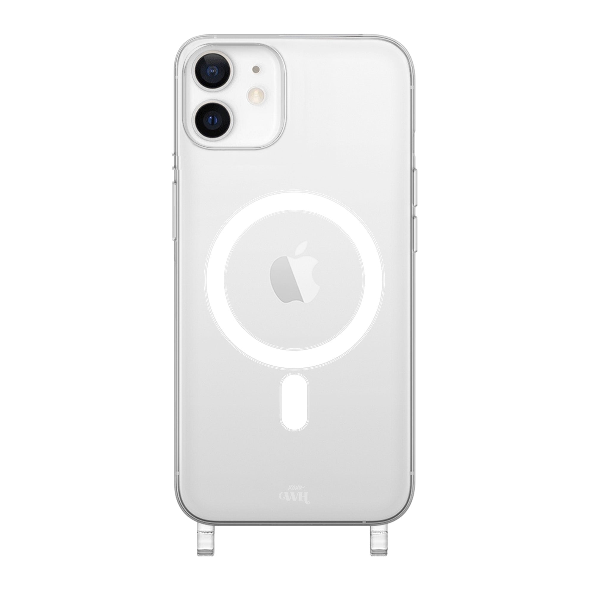 xoxo Wildhearts iPhone 12 - MagSafe Transparant Cord Case (no cord)