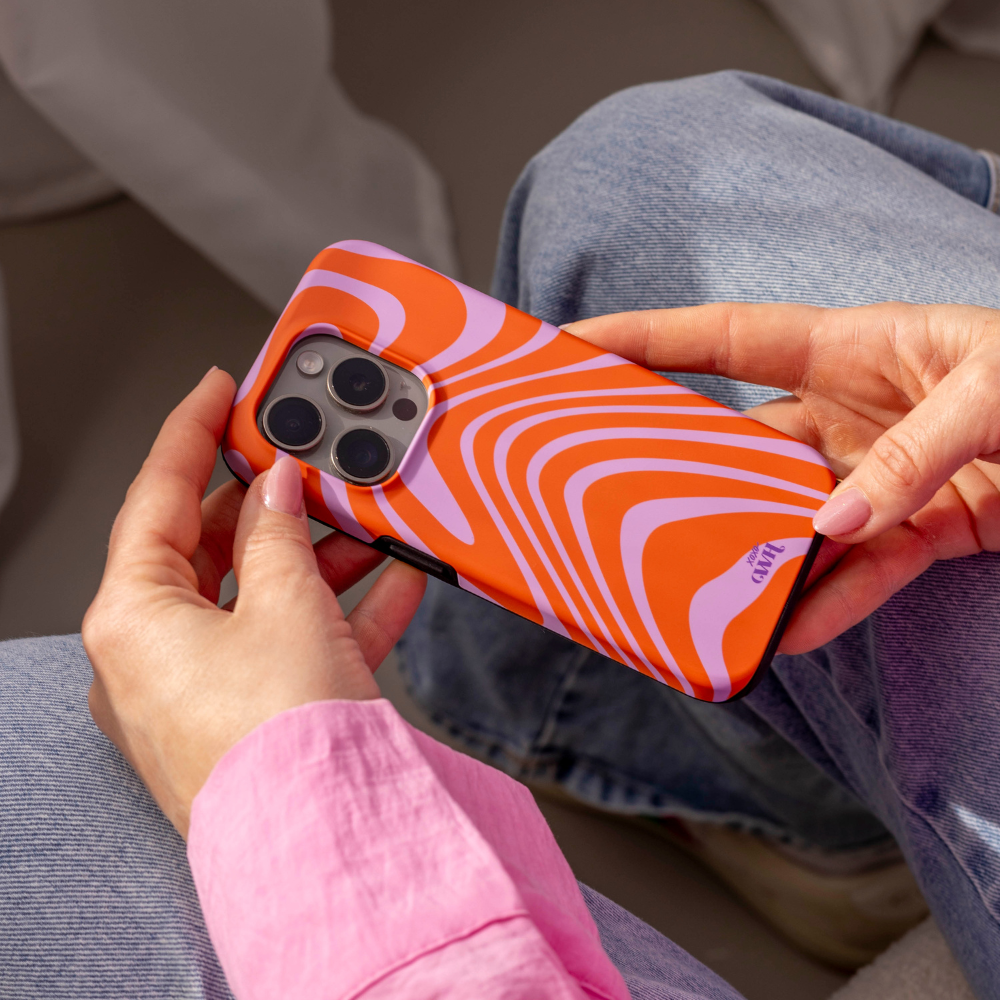 xoxo Wildhearts Boogie Wonderland Orange MagSafe - Double Layer - iPhone 17