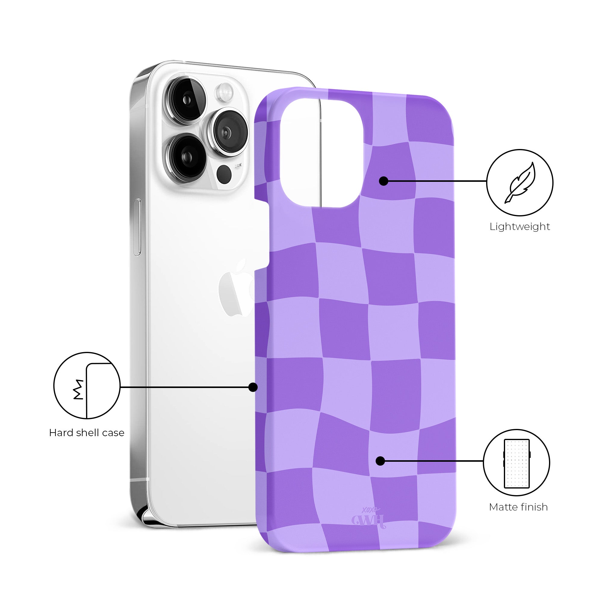 xoxo Wildhearts - Violet Vibes - iPhone 14 Pro Max