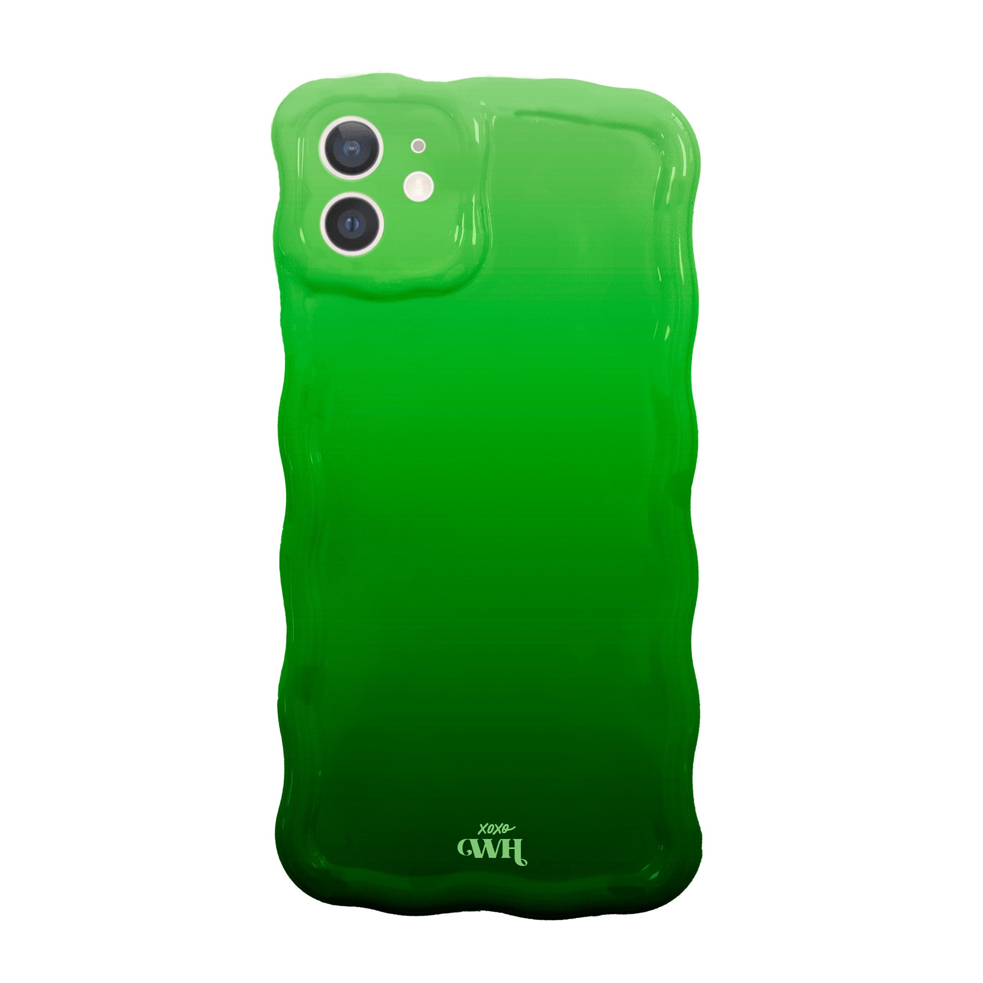 xoxo Wildhearts Glossy Wavy Case Matcha Coco - iPhone 11