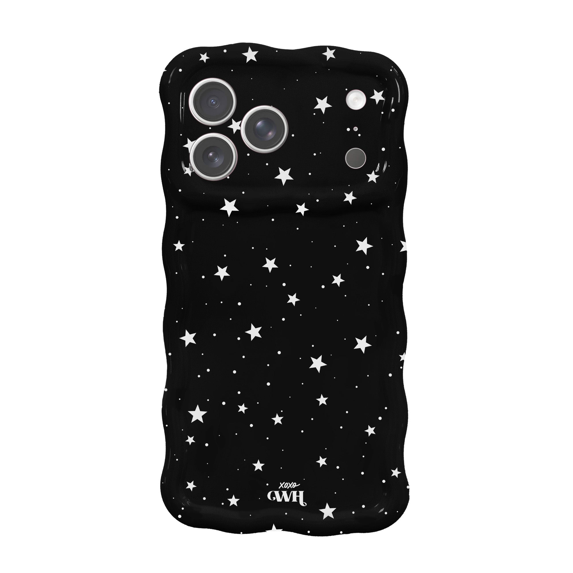 xoxo Wildhearts Glossy Wavy Case Midnight Romance - iPhone 17 Pro