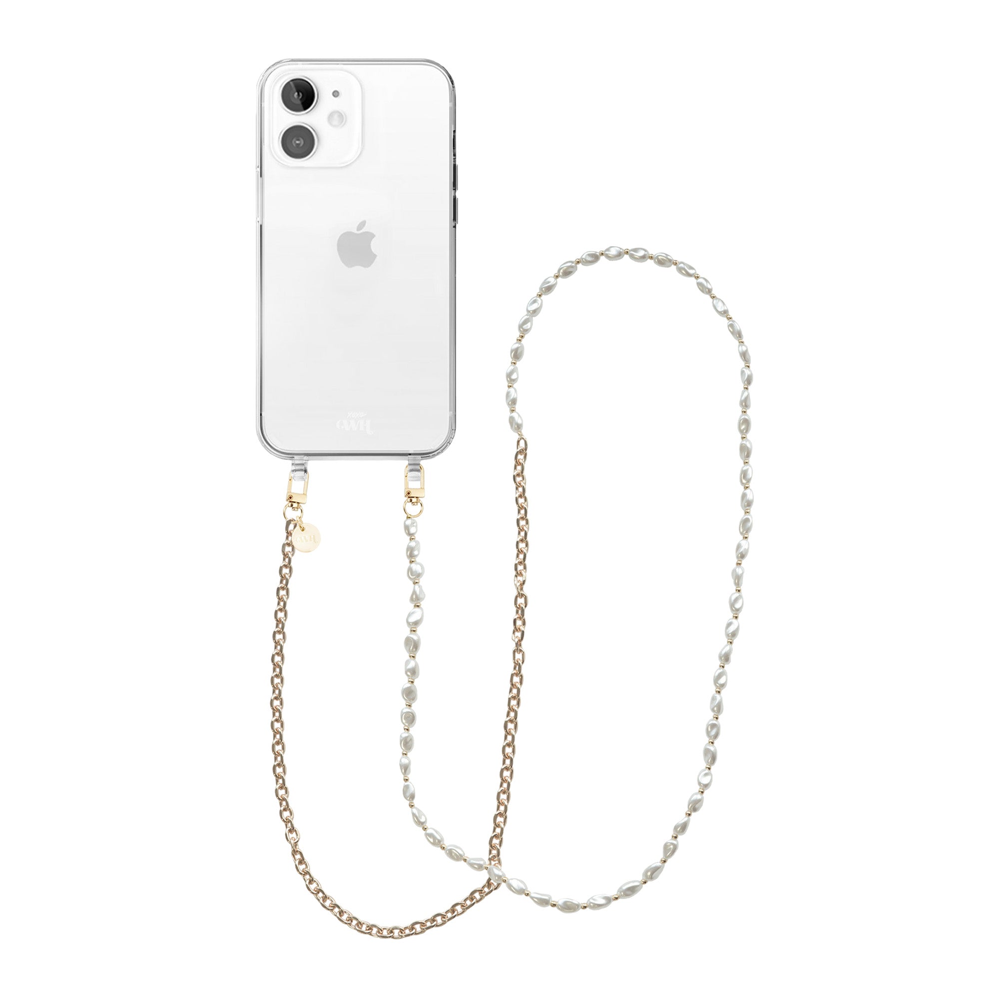 xoxo Wildhearts - iPhone 11 - Over The Moon Transparant Cord Case - Long Cord