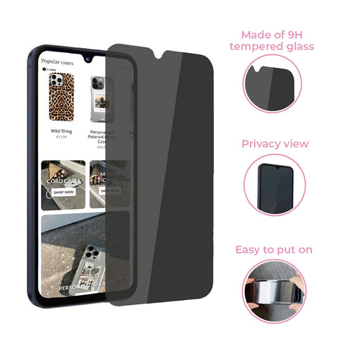 xoxo Wildhearts - Samsung Screen Protector (Privacy Glas)