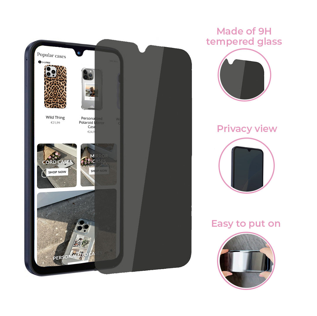 xoxo Wildhearts - Samsung Screen Protector (Privacy Glas)