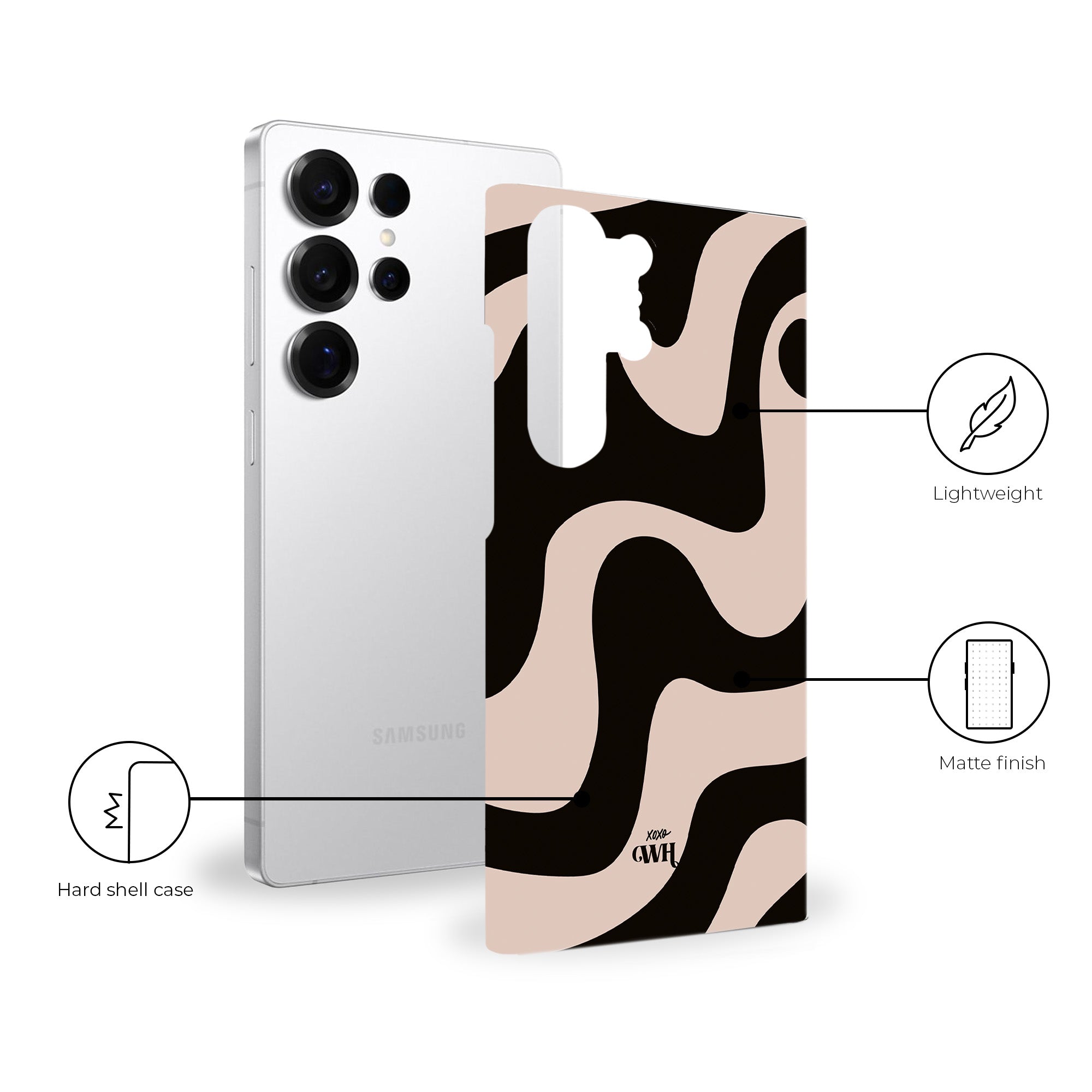 xoxo Wildhearts Ride With Me Black - Single Layer - Samsung Galaxy S25 Ultra