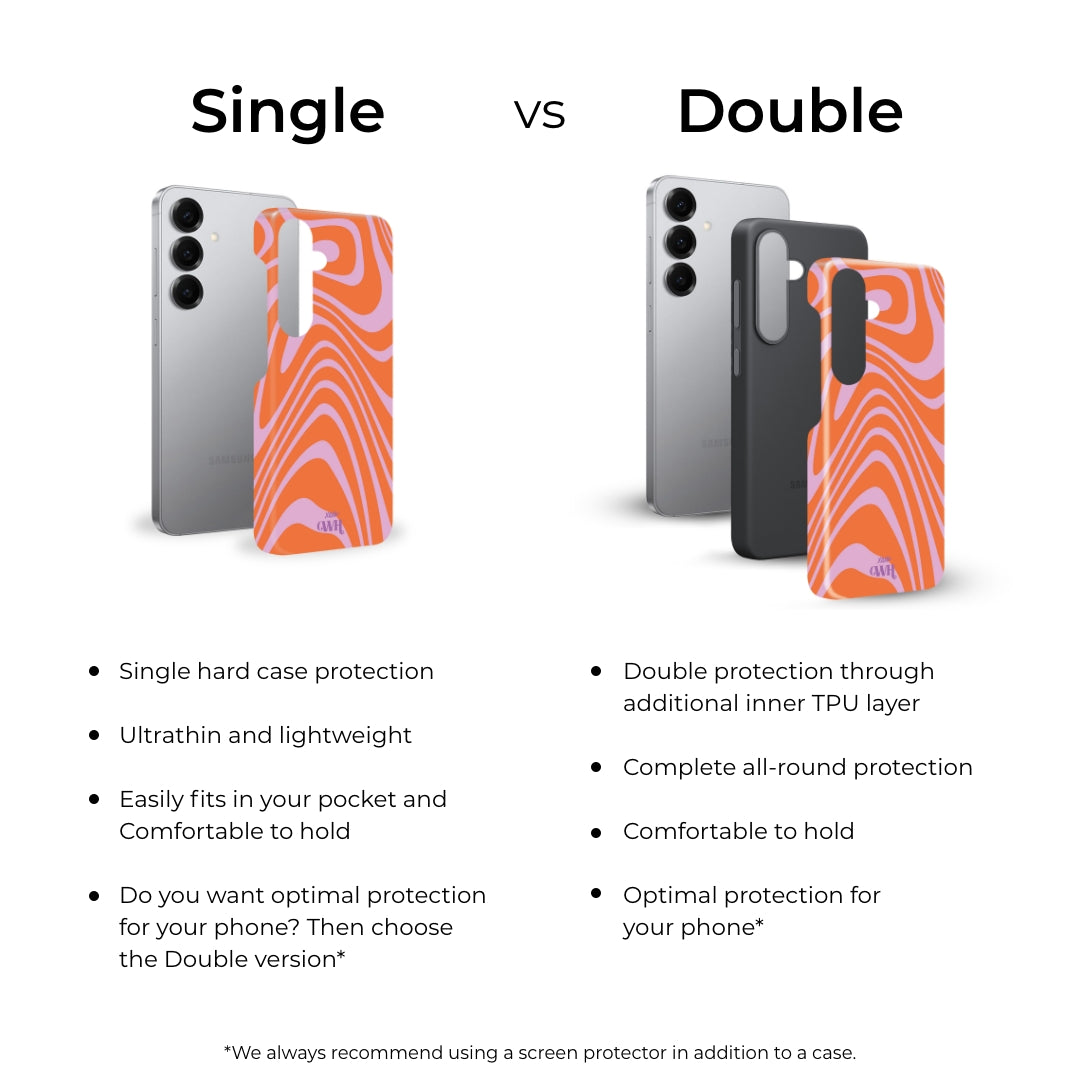 xoxo Wildhearts Boogie Wonderland Orange - Single Layer - Samsung Galaxy S25 Ultra