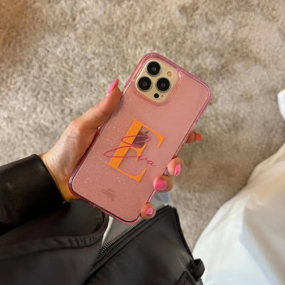 xoxo Wildhearts - Sparkle Away Pink Personalized - iPhone 7/8/SE