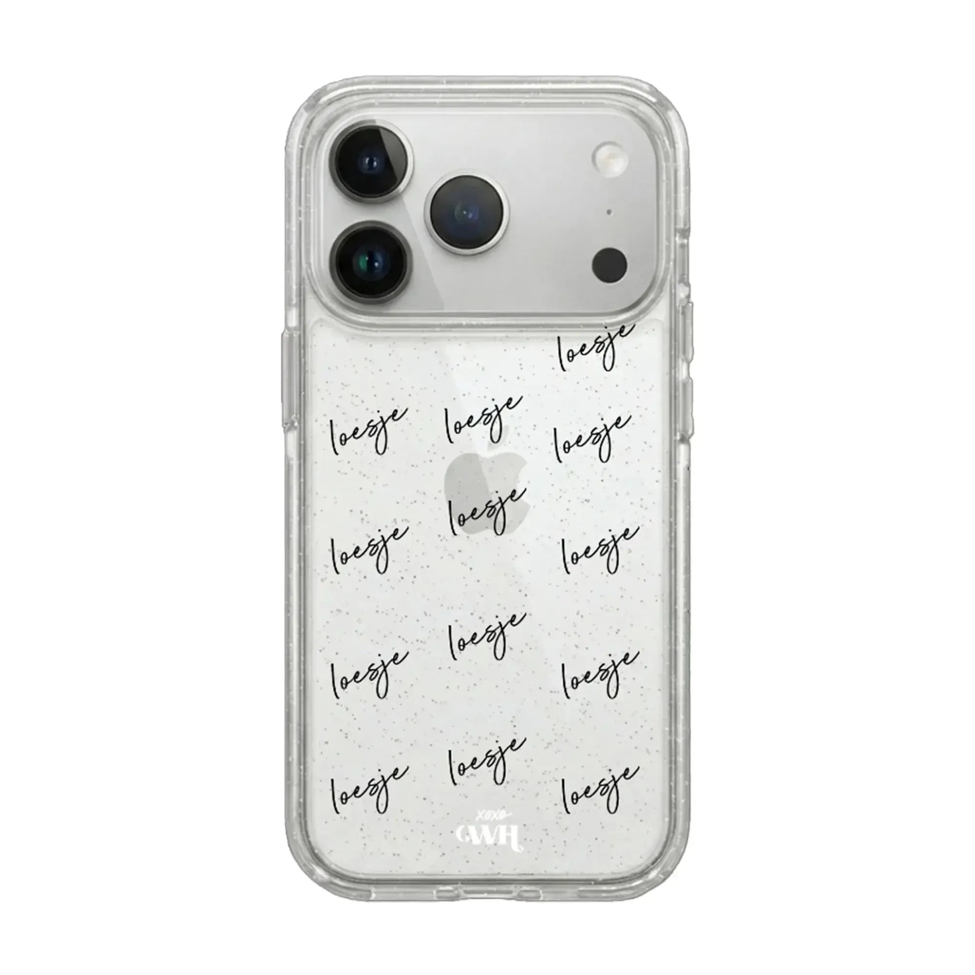 xoxo Wildhearts Sparkle Away Transparent Personalized - iPhone 17 Pro Max