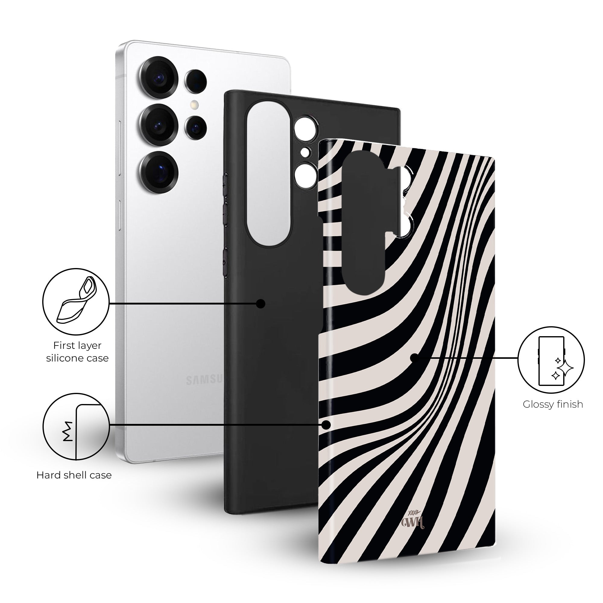 xoxo Wildhearts Optical Illusion - Samsung Galaxy S25 Ultra