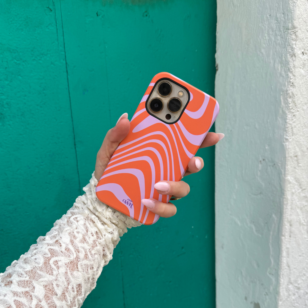 xoxo Wildhearts Boogie Wonderland Orange MagSafe - Double Layer - iPhone 17 Pro
