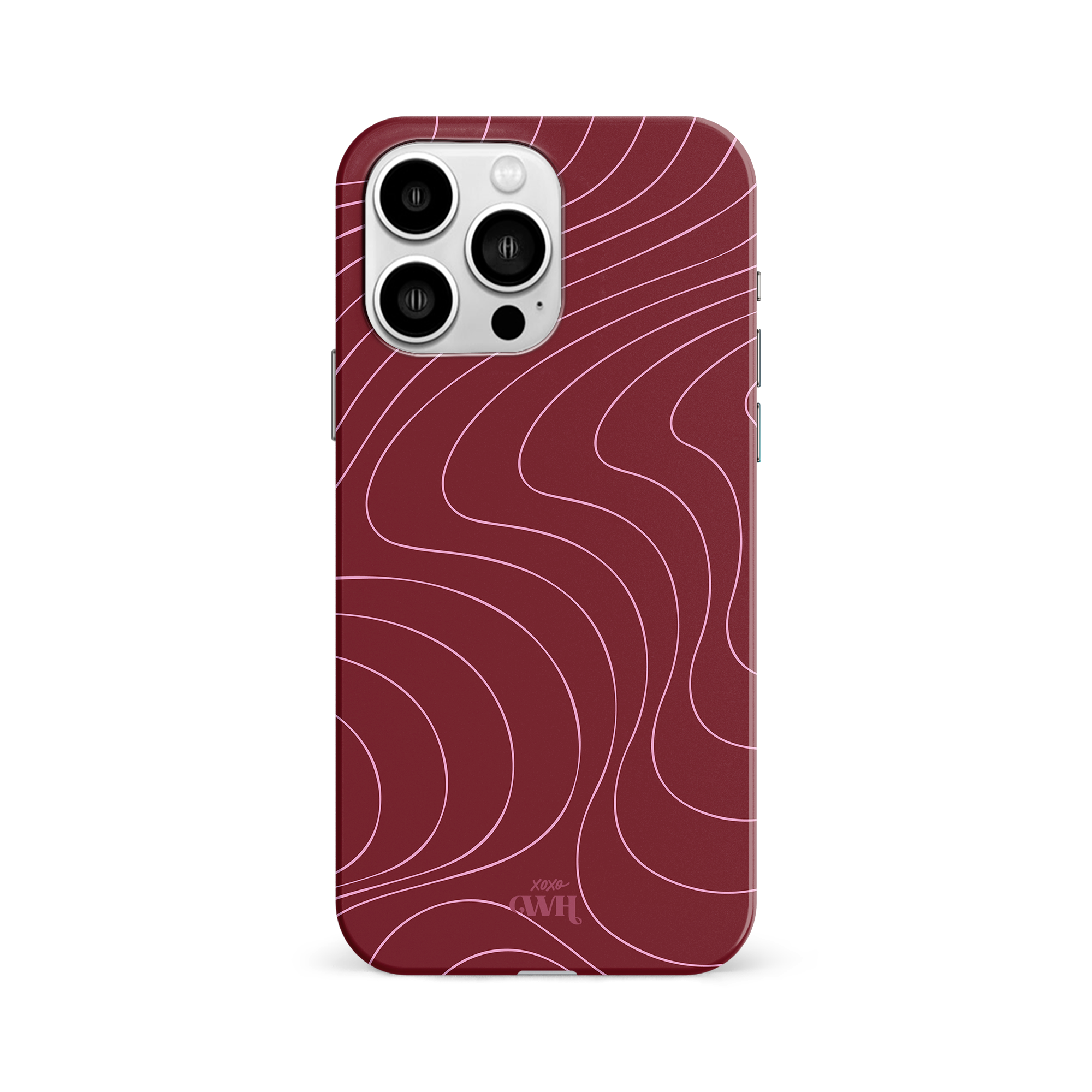 xoxo Wildhearts - Catching Flights Burgundy - iPhone 14 Pro