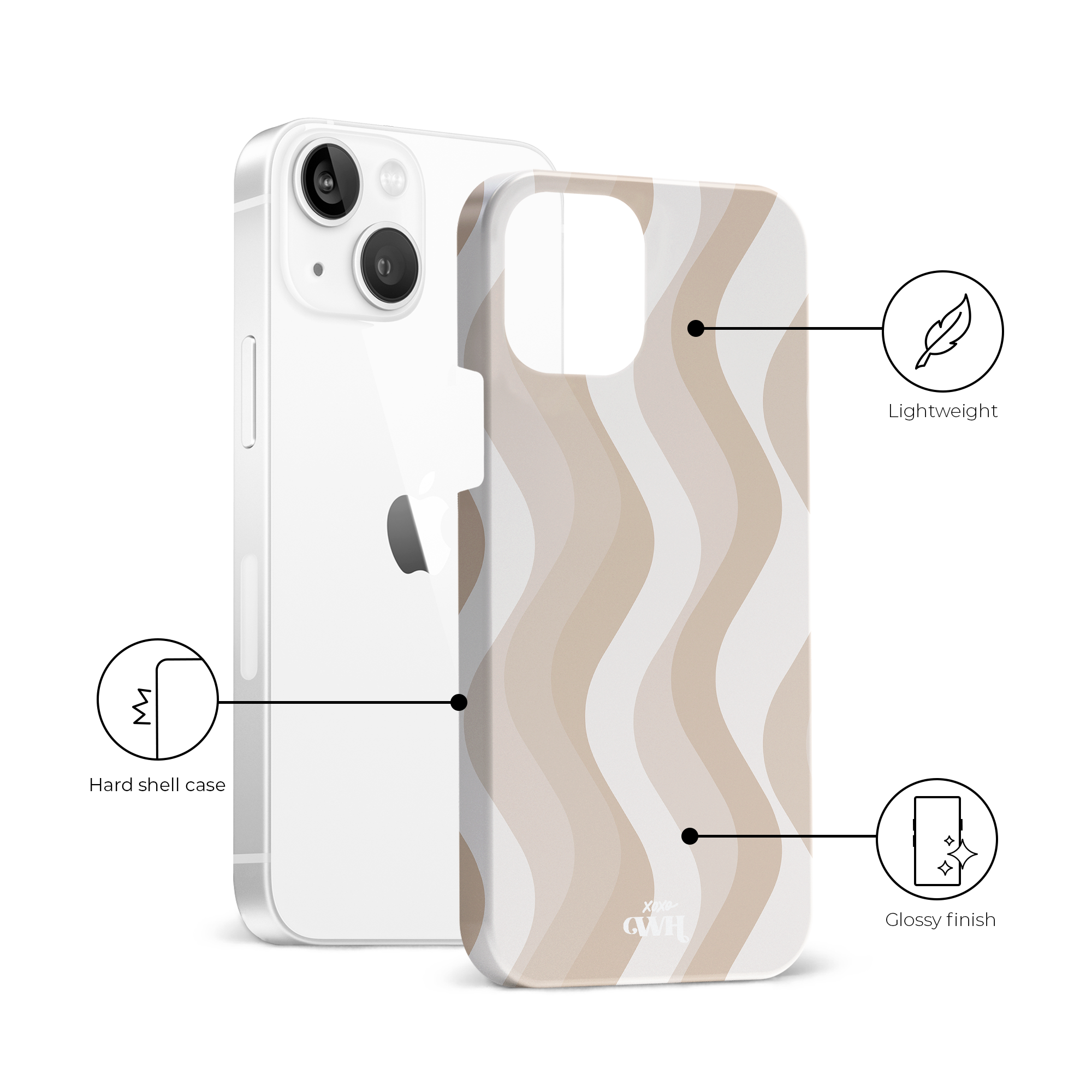 xoxo Wildhearts - Minimal Nude - iPhone 13 Mini