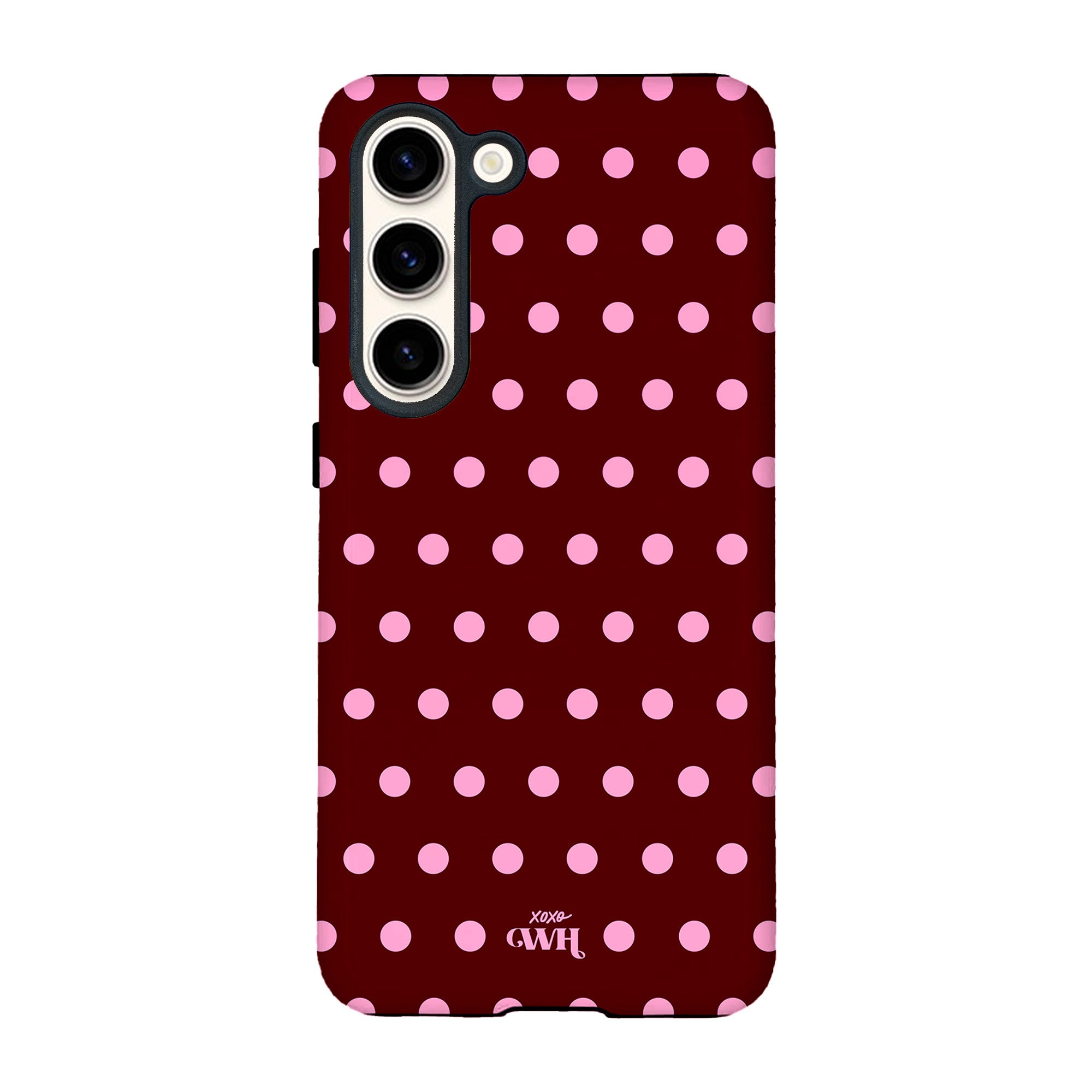 xoxo Wildhearts Polka Dots (Burgundy) - Samsung Galaxy S24