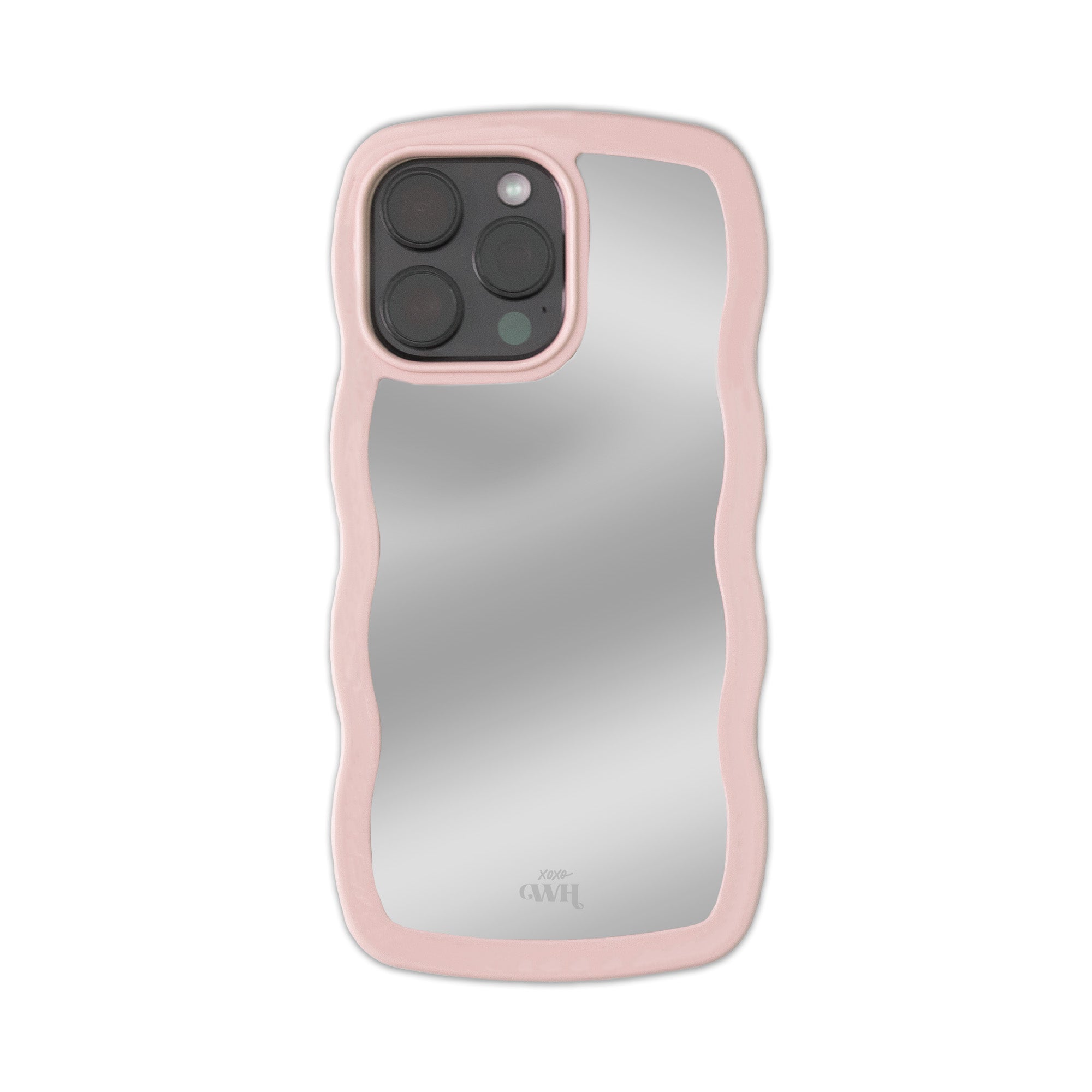 Wavy mirror case Pink iPhone 14 Pro