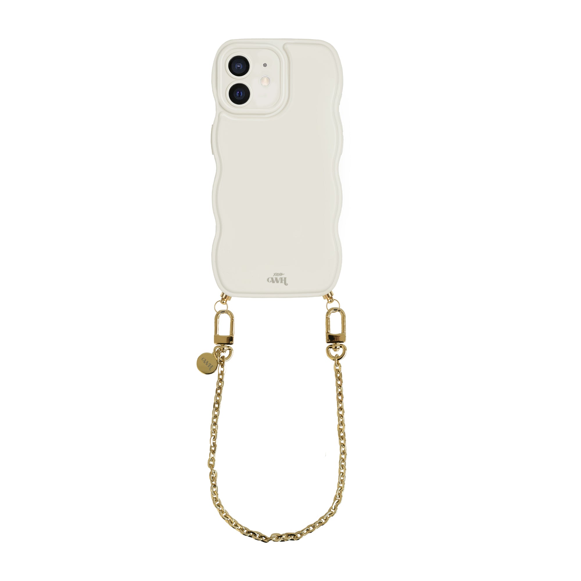 xoxo Wildhearts Glossy Wavy Cord Case Beige - Dreamy (short) - iPhone 11