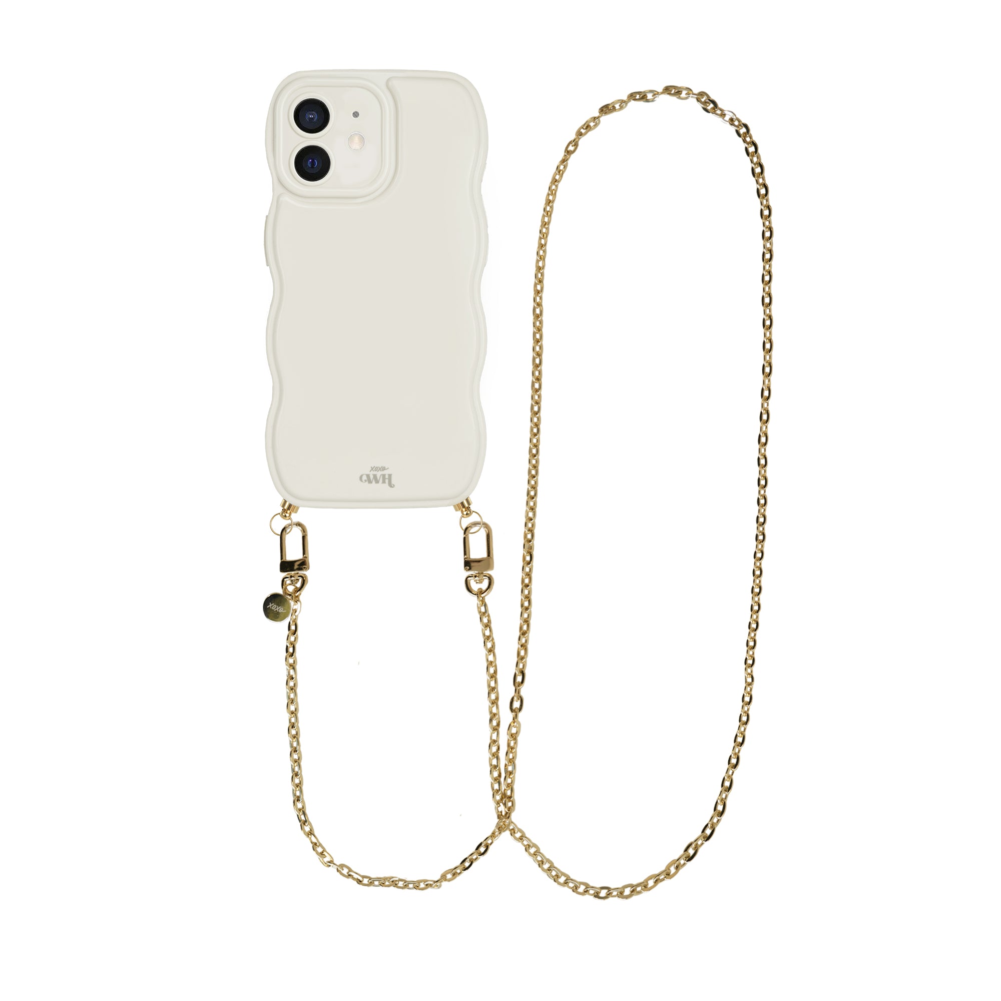 xoxo Wildhearts Glossy Wavy Cord Case Beige - Dreamy (long) - iPhone 12