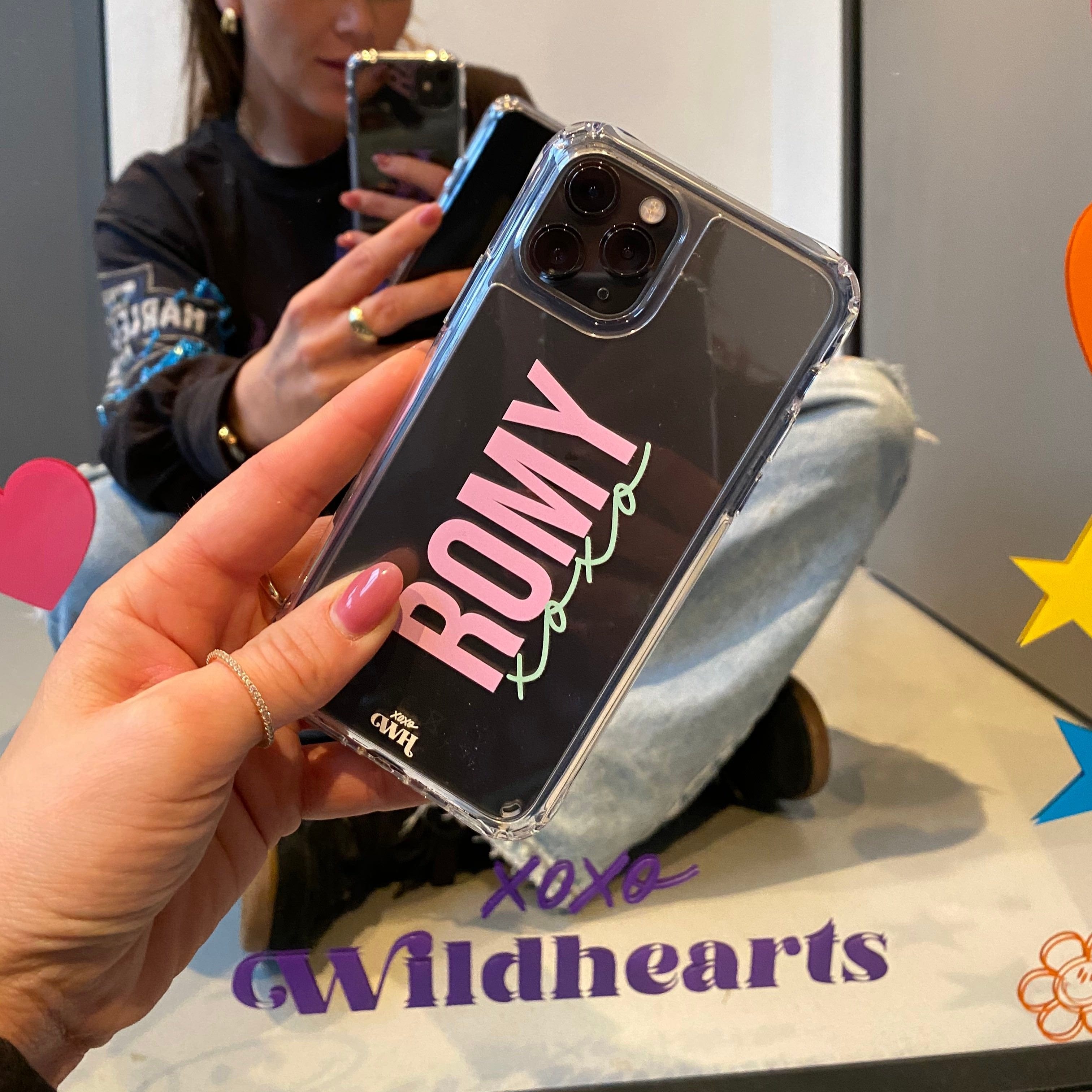 xoxo Wildhearts - Samsung S22 Plus - Personalized Clear Case