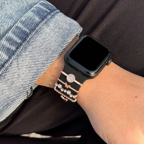 xoxo Wildhearts Watch Strap Charm - Butterfly (rose gold)