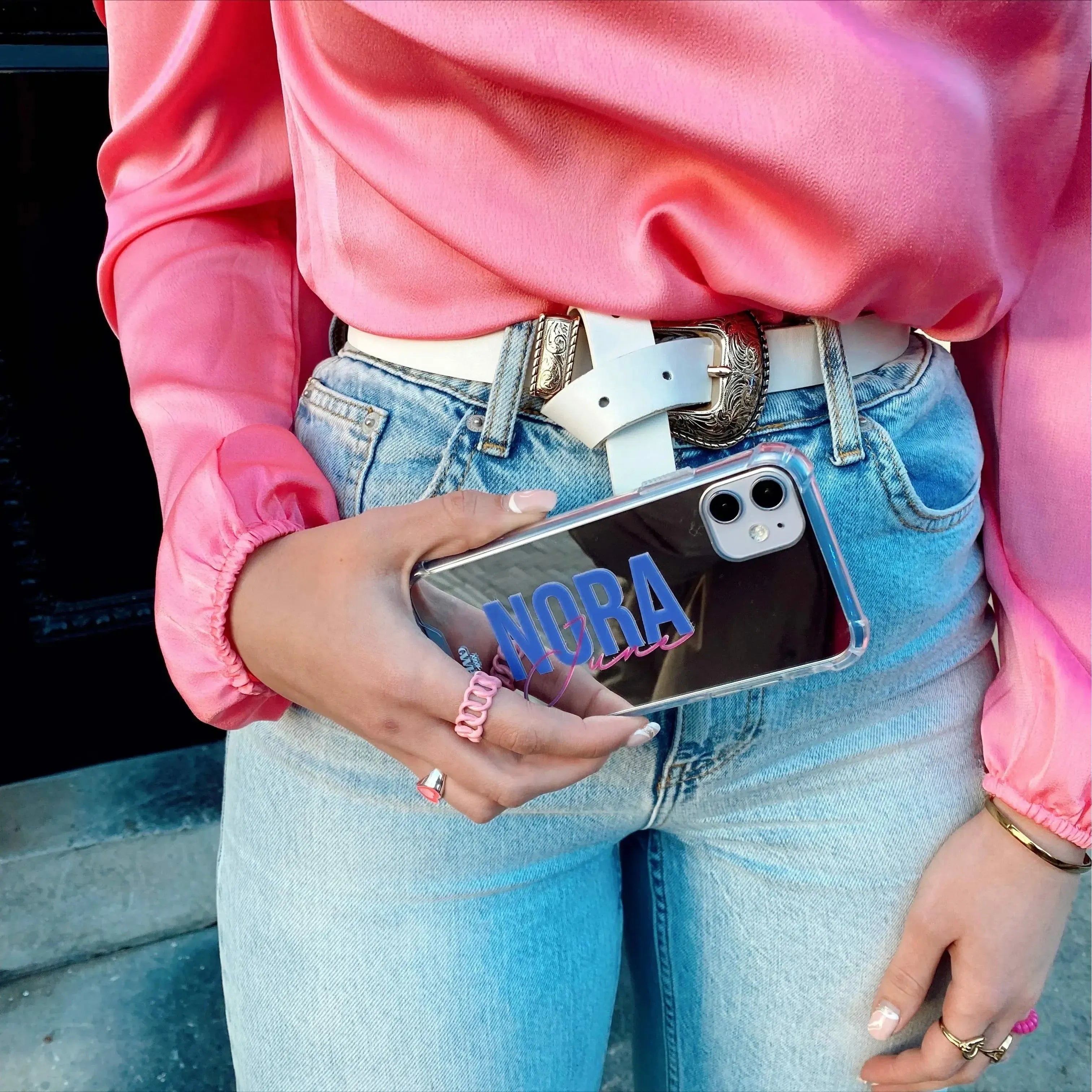 xoxo Wildhearts iPhone 17 - Personalized Mirror Case