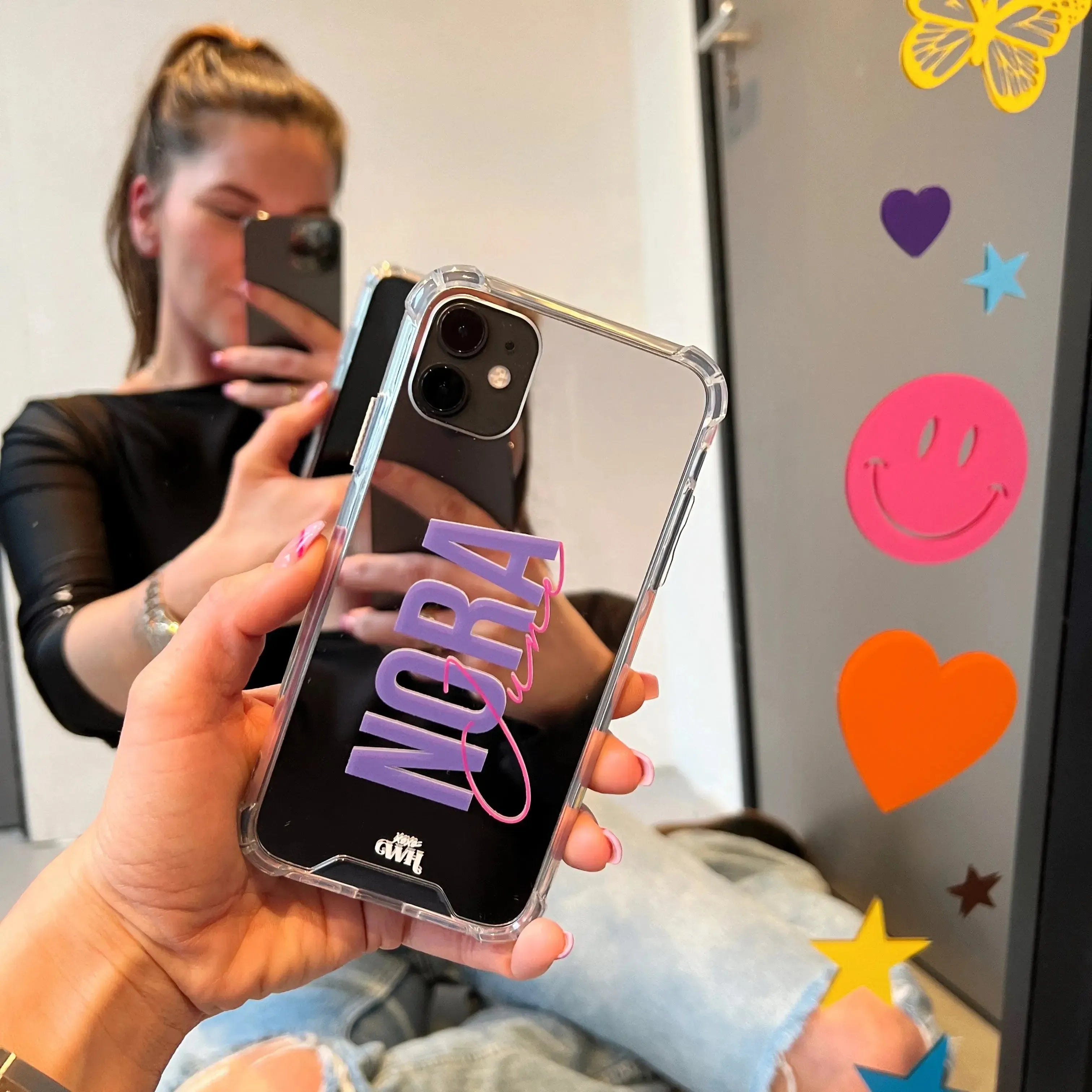 xoxo Wildhearts iPhone 17 - Personalized Mirror Case