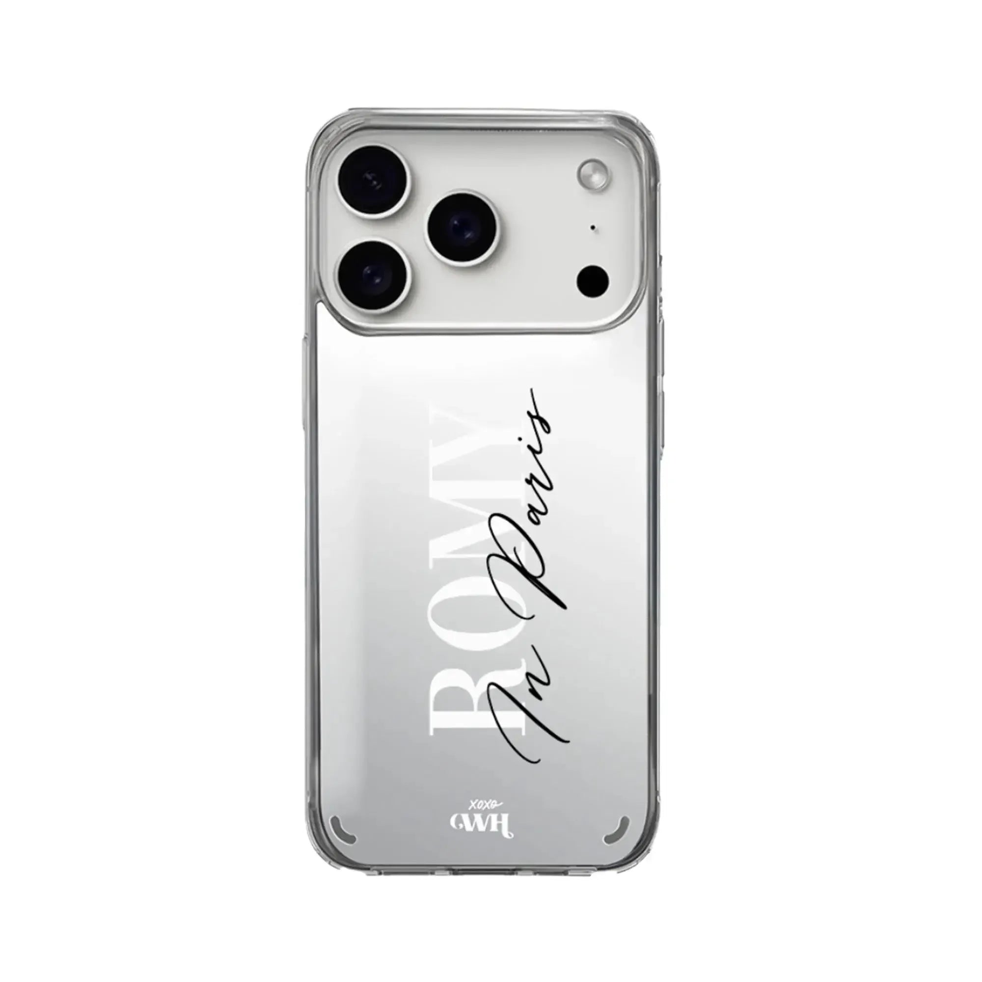 xoxo Wildhearts iPhone 17 Pro - Personalized Mirror Case