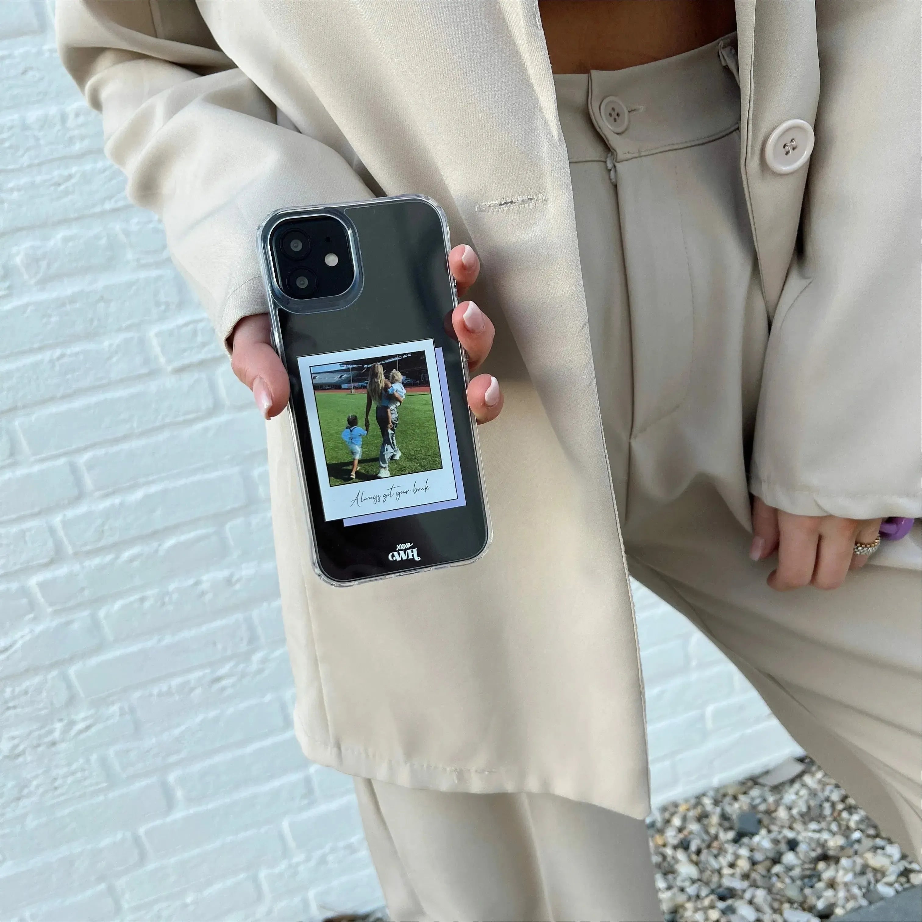 xoxo Wildhearts iPhone 17 Pro - Personalized Polaroids Case