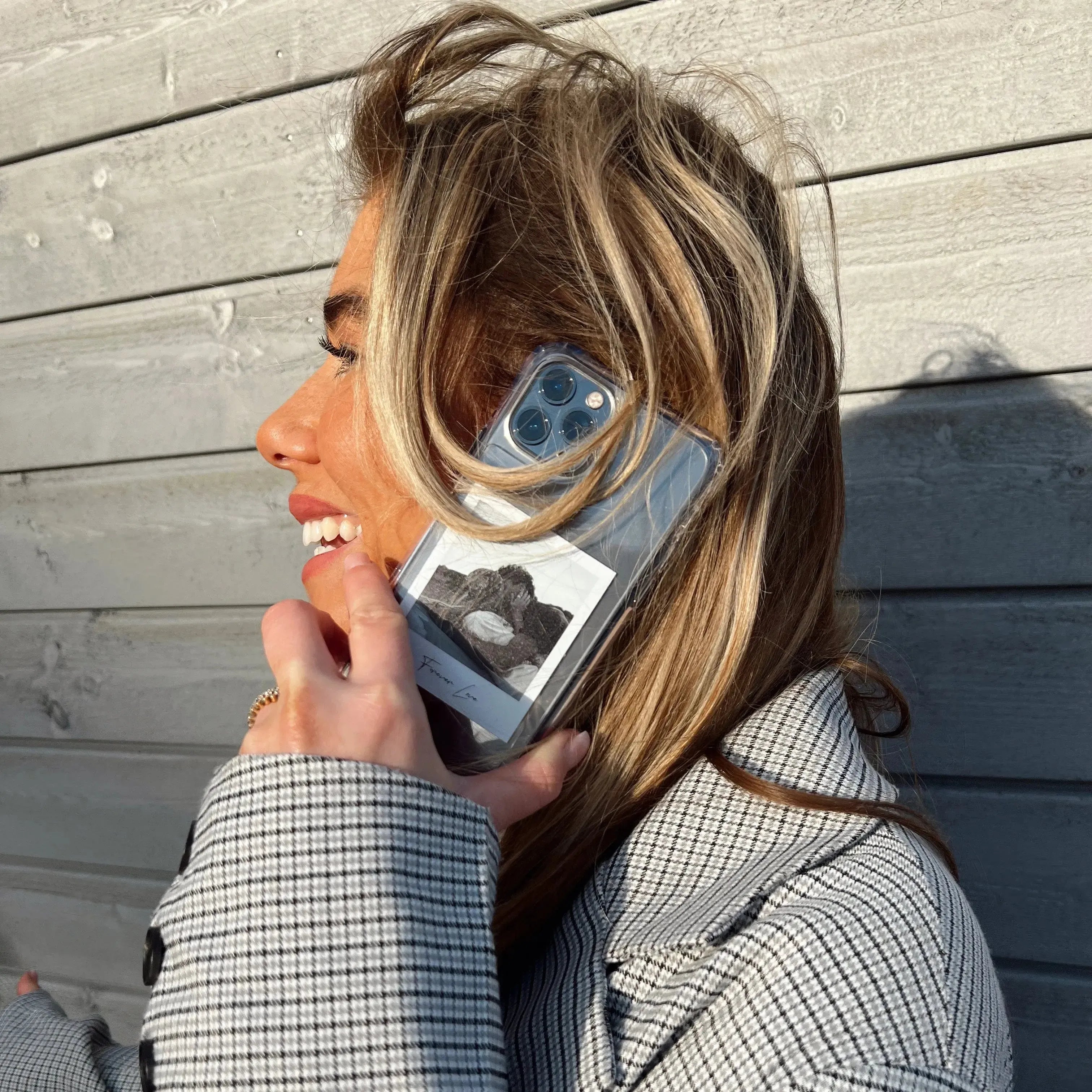 xoxo Wildhearts iPhone 17 Pro - Personalized Polaroids Case