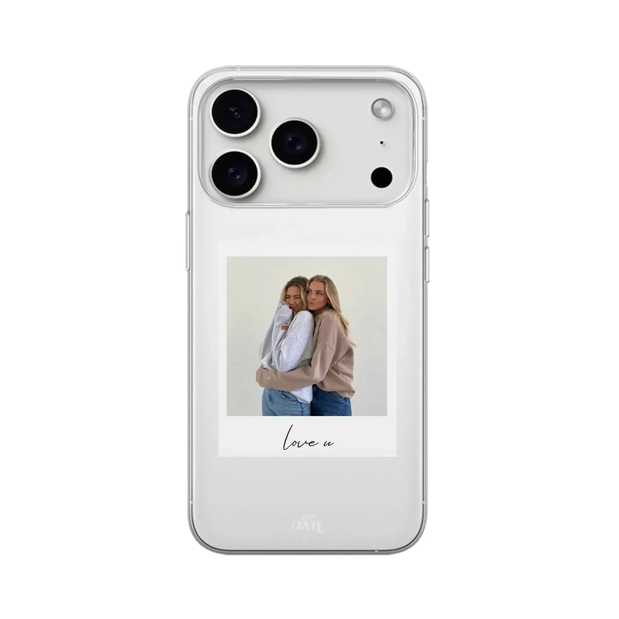 xoxo Wildhearts iPhone 17 Pro - Personalized Polaroids Case