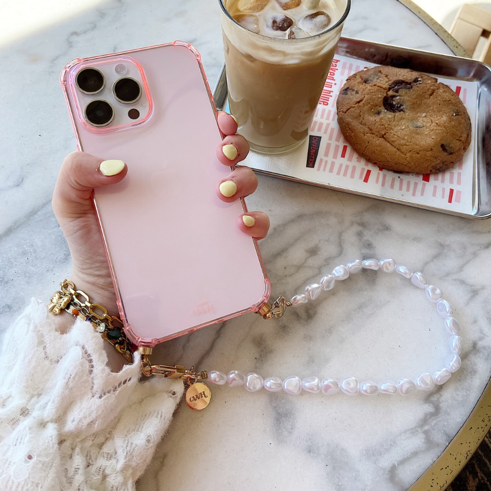 xoxo Wildhearts Pearlfection Cord Case Pink - Short Cord