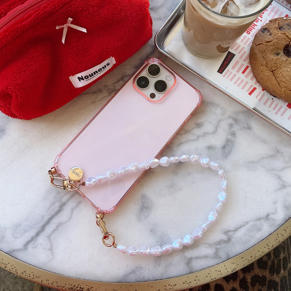 xoxo Wildhearts Pearlfection Cord Case Pink - Short Cord