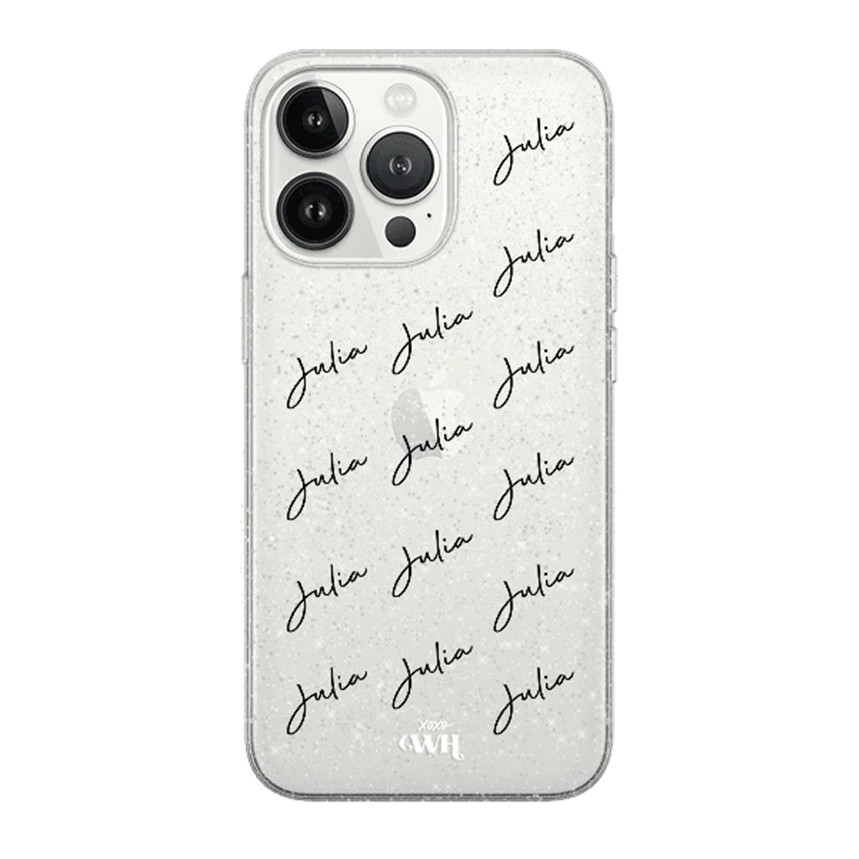 xoxo Wildhearts - Sparkle Away Transparent Personalized - iPhone 12