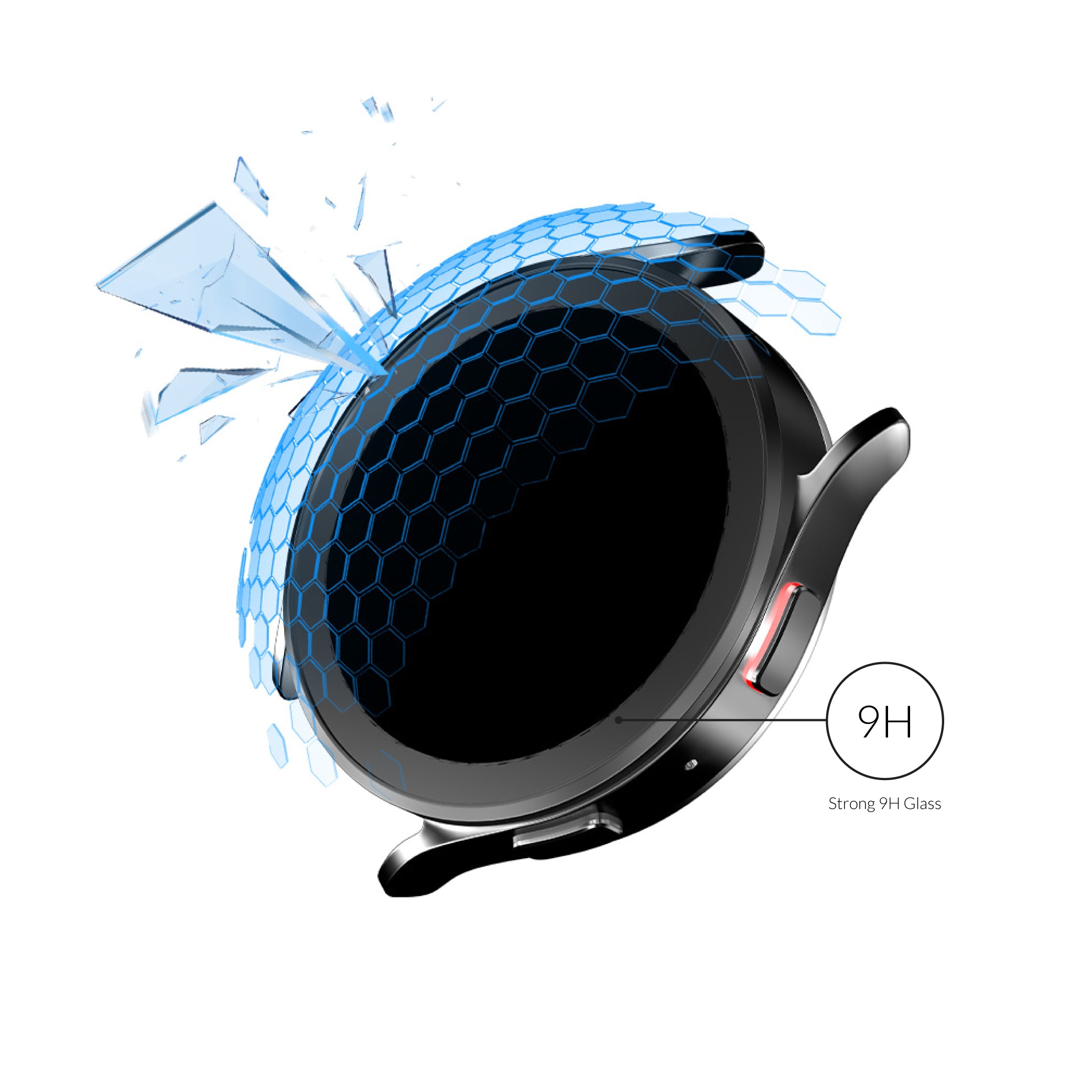 xoxo Wildhearts Samsung Galaxy Watch 6 - 40mm screenprotector one-click tool (glas)