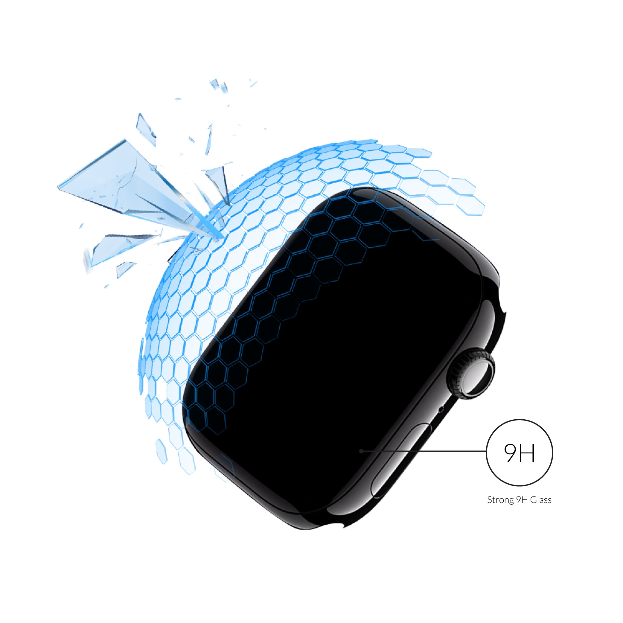 xoxo Wildhearts Apple Watch premium screenprotector (glas)