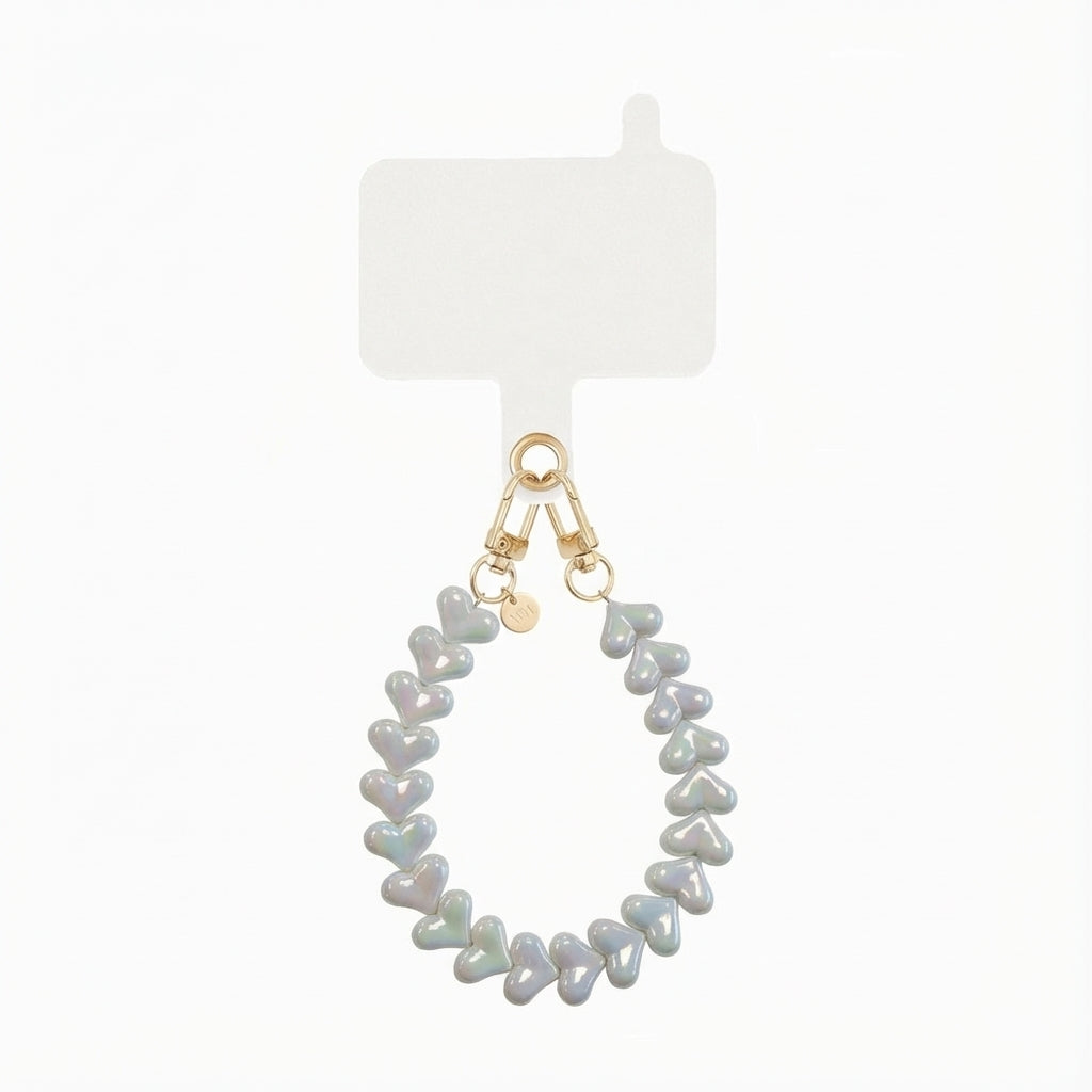 xoxo Wildhearts Easy Cord Funky Hearts (White Metallic)
