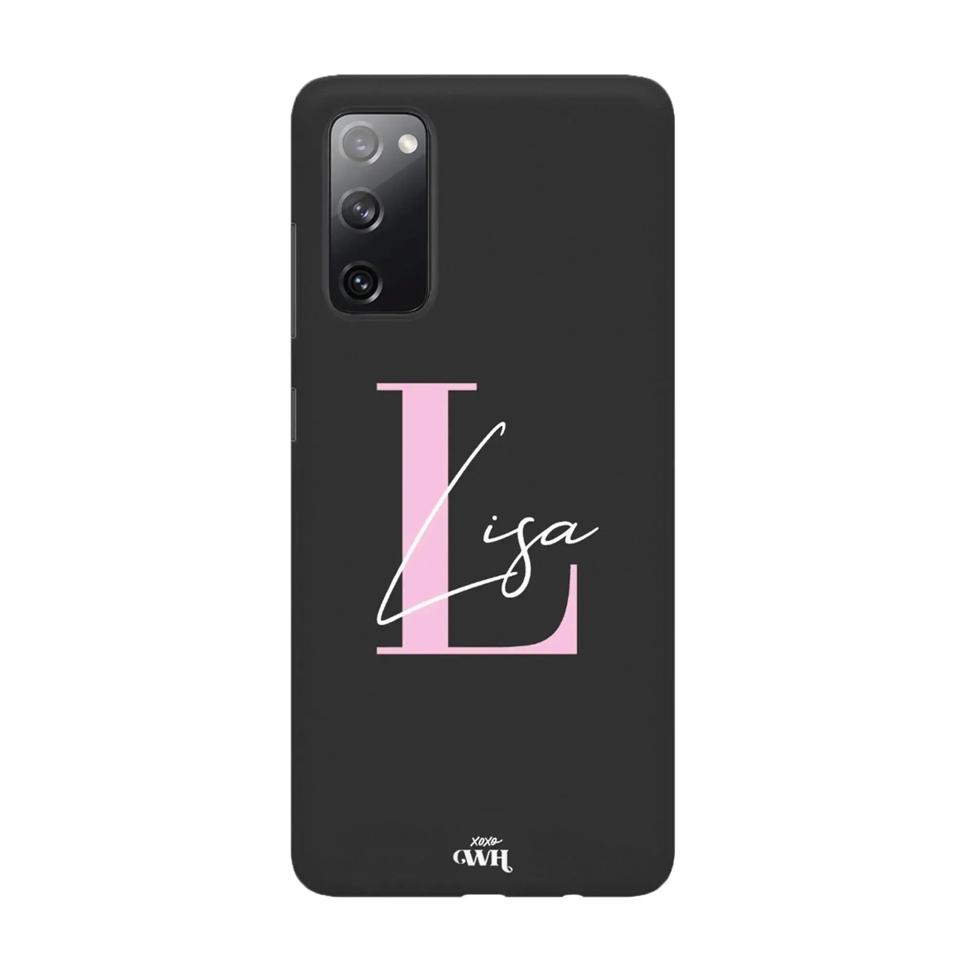 xoxo Wildhearts Samsung S20 Black - Personalized Colour Case