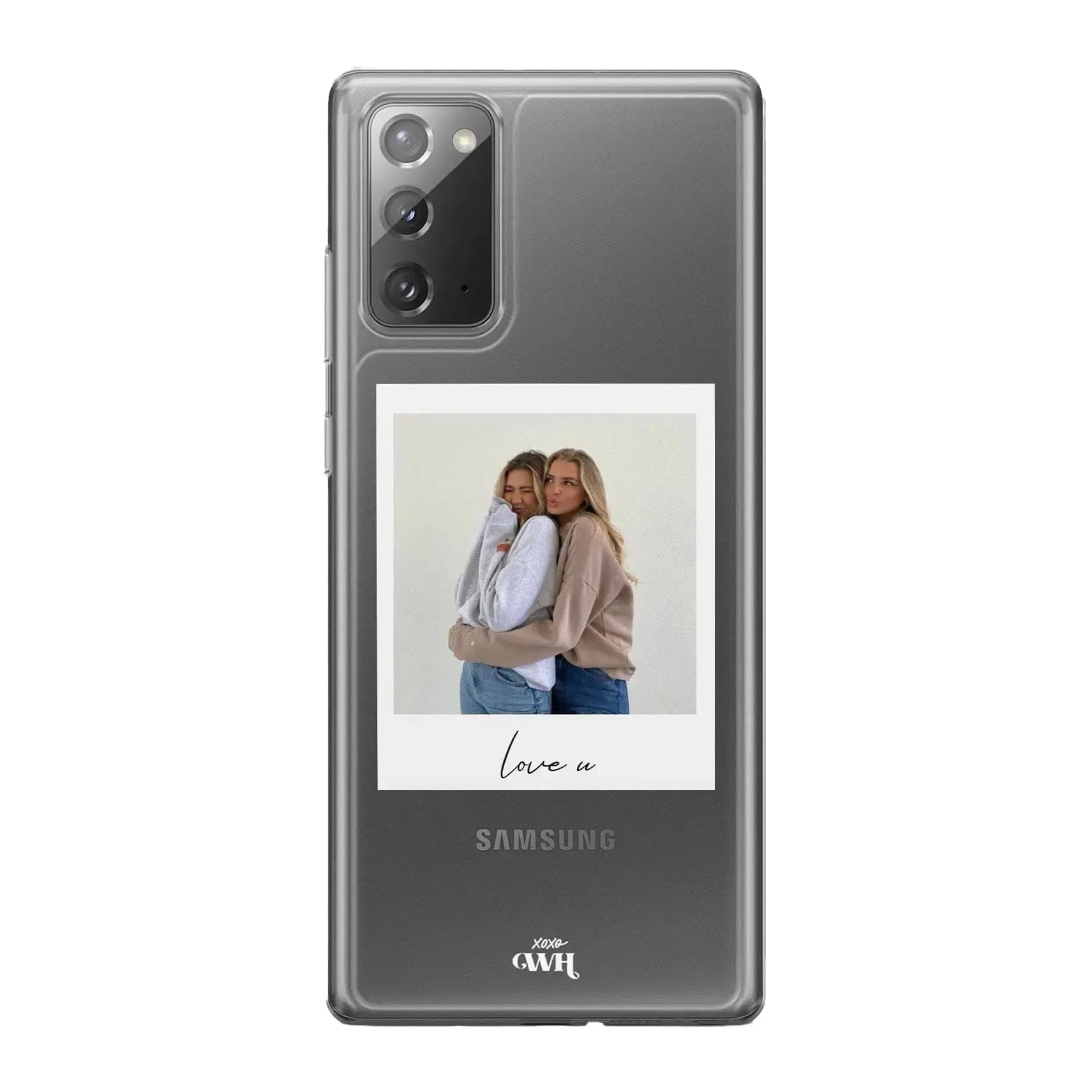 xoxo Wildhearts - Samsung S20 - Personalized Polaroids Case