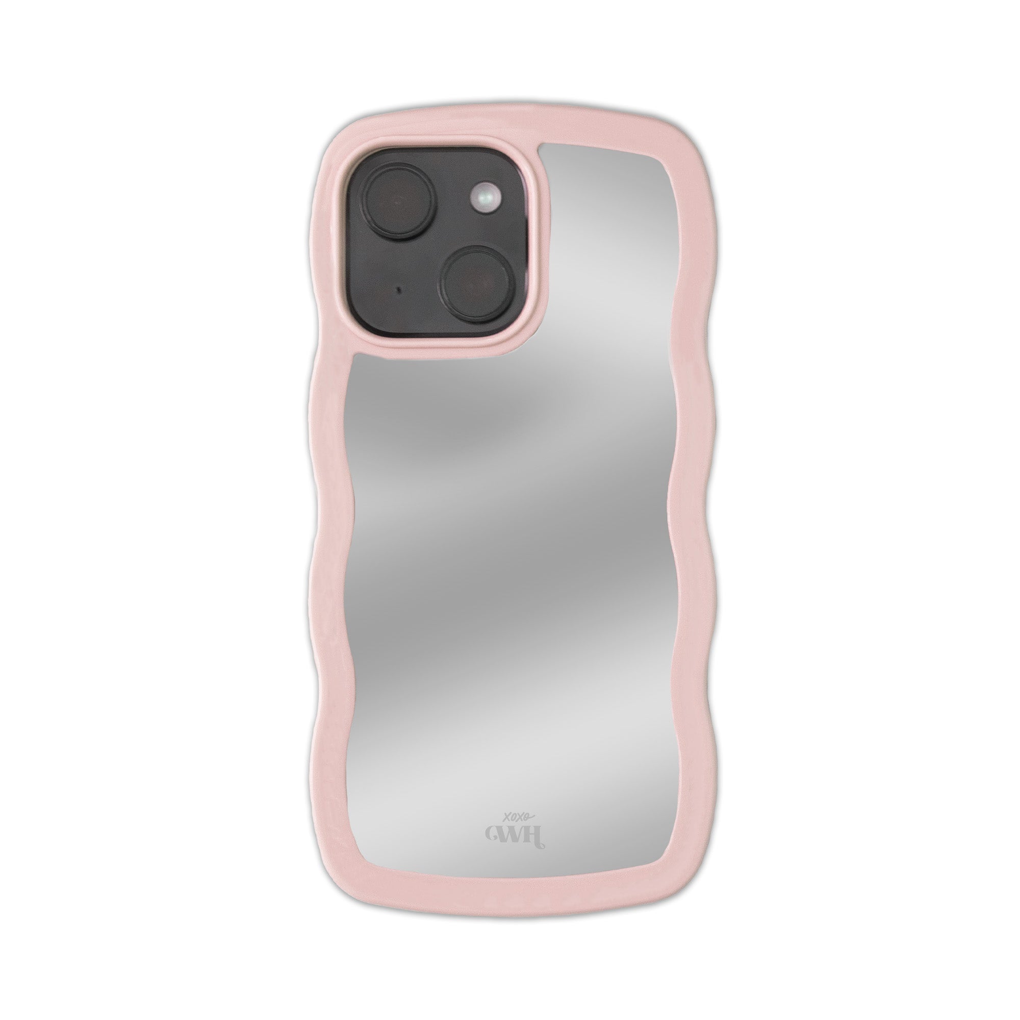 xoxo Wildhearts - Wavy mirror case Pink - iPhone 14