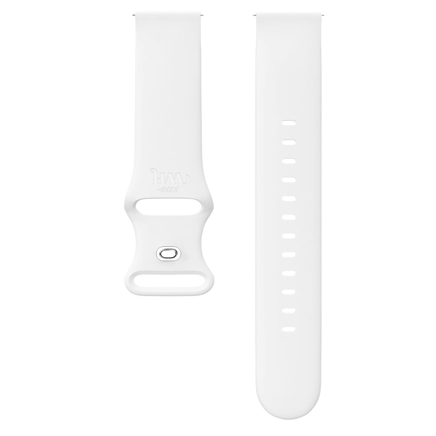 xoxo Wildhearts - Xiaomi Amazfit GTR 42mm siliconen bandje (wit)