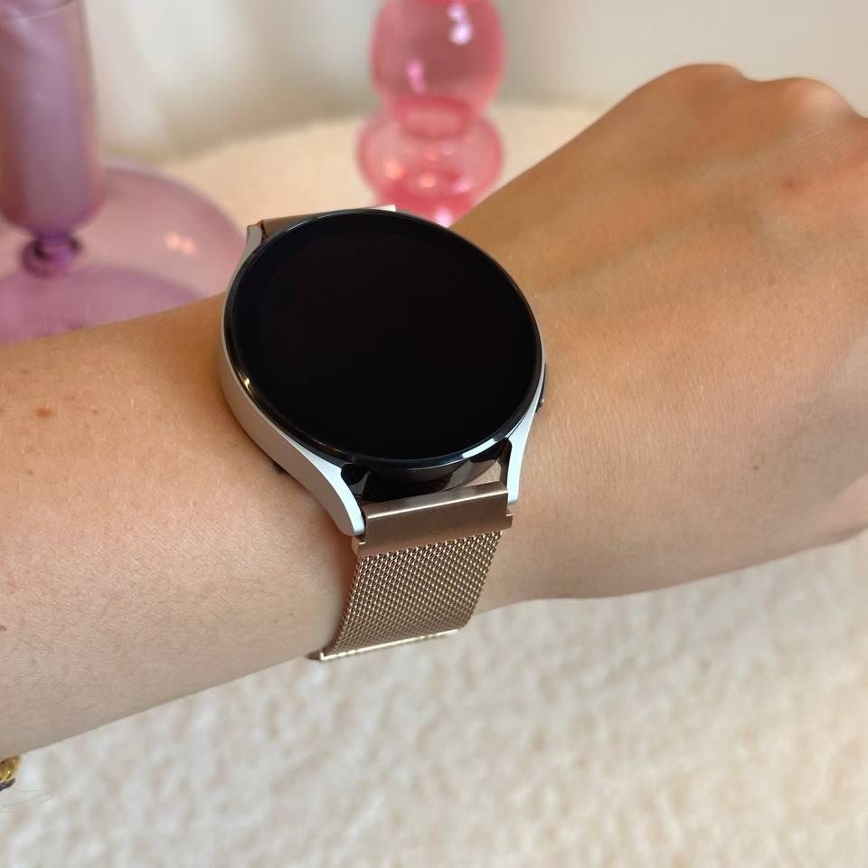 xoxo Wildhearts - Amazfit GTR 2 - 2e - 2 Sport - 2 Classic Milanees bandje (rosé goud)