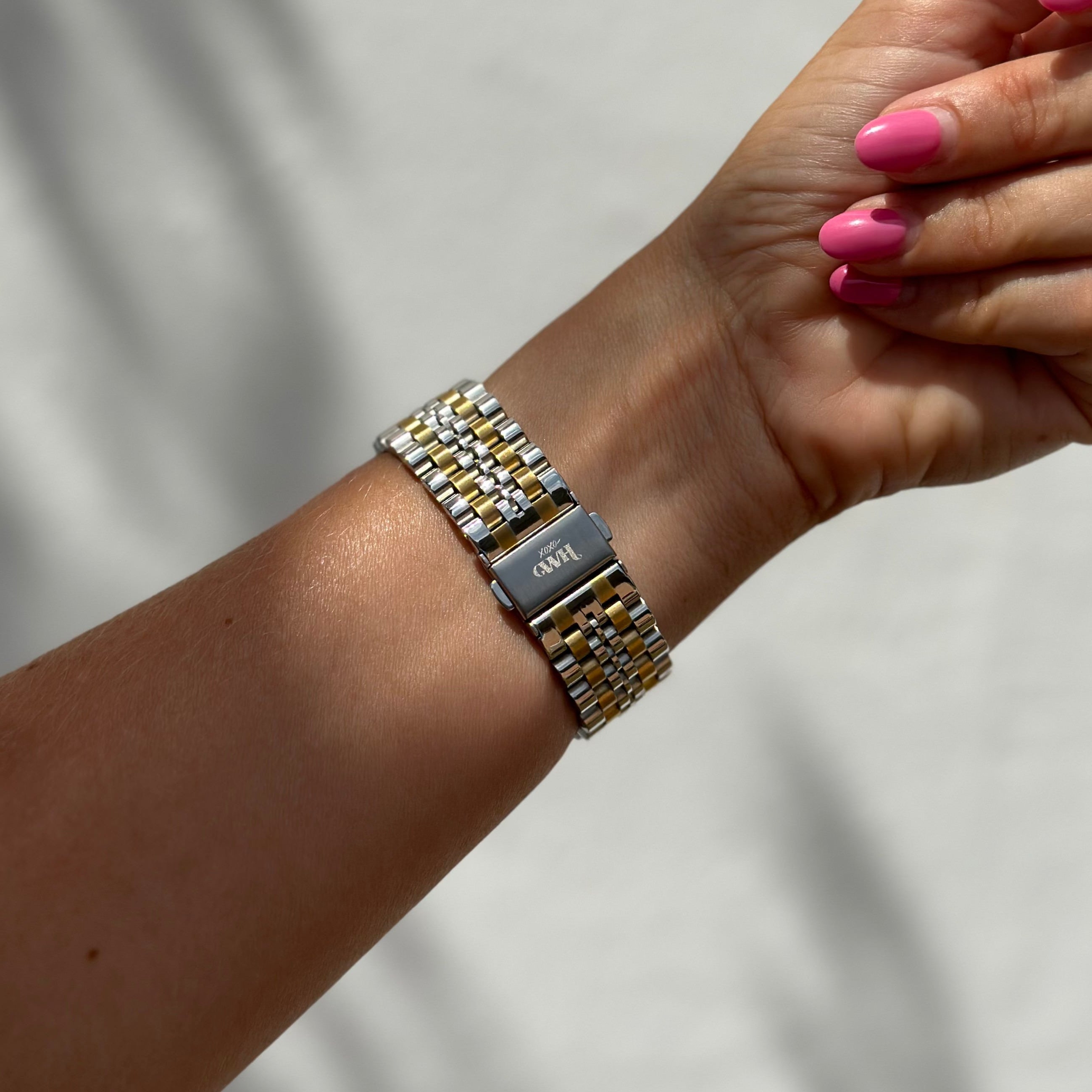 xoxo Wildhearts - Polar Unite stalen bandje (zilver/goud)